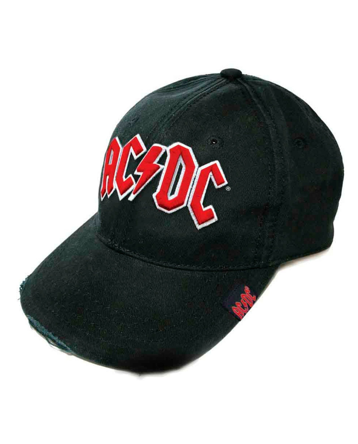 AC/DC - Gorra desgastada "Red Logo" Logo Bordado - D2fy · Rocktud - Rocktud