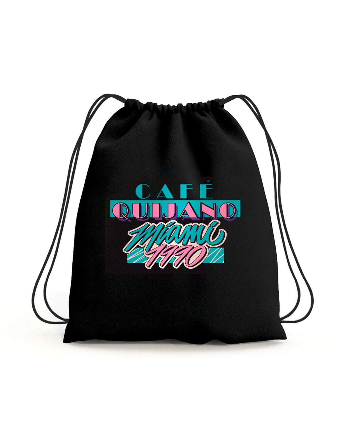 Café Quijano - Mochila de cuerdas "Miami 1990" - D2fy · Rocktud - Café Quijano