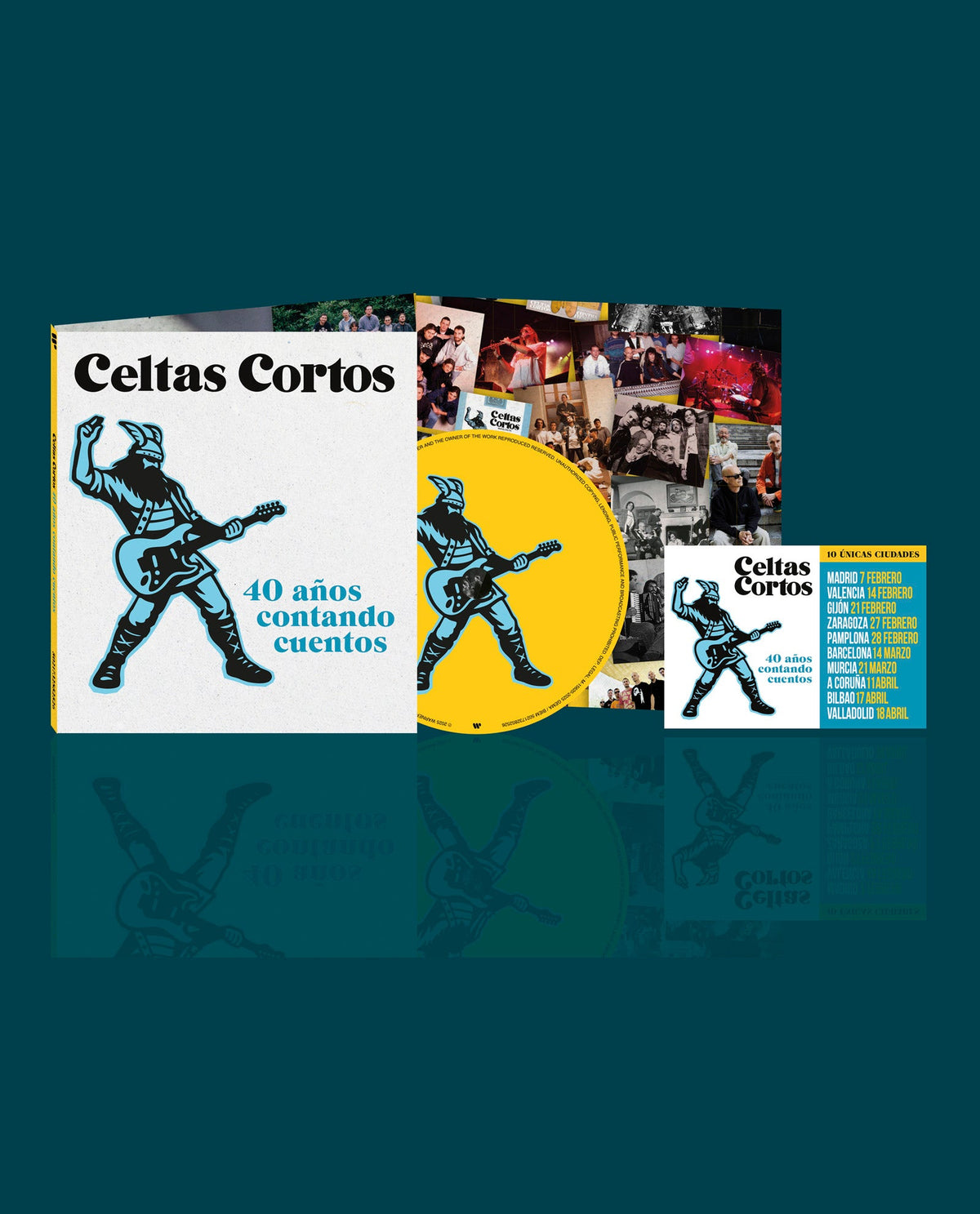 Celtas Cortos - CD + POSTAL FIRMADA "40 años contando cuentos" - D2fy · Rocktud - Rocktud