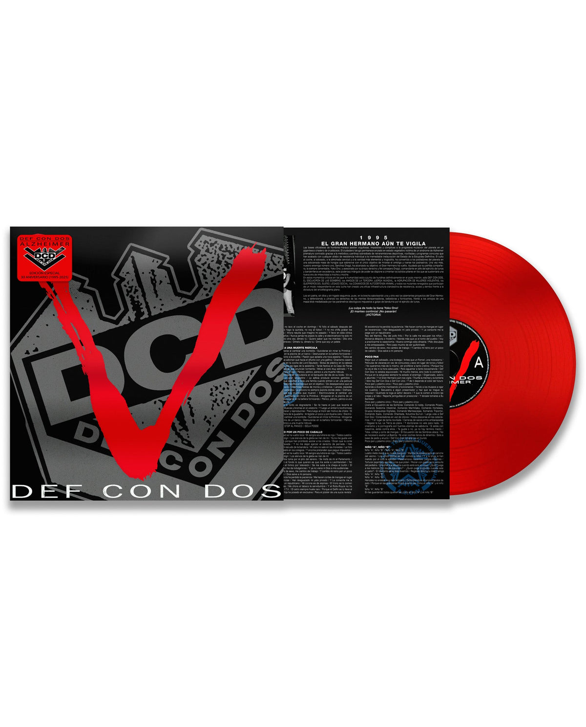 Def Con Dos - LP Vinilo Rojo "Alzheimer (Edición 30 aniversario)" - D2fy · Rocktud - Rocktud
