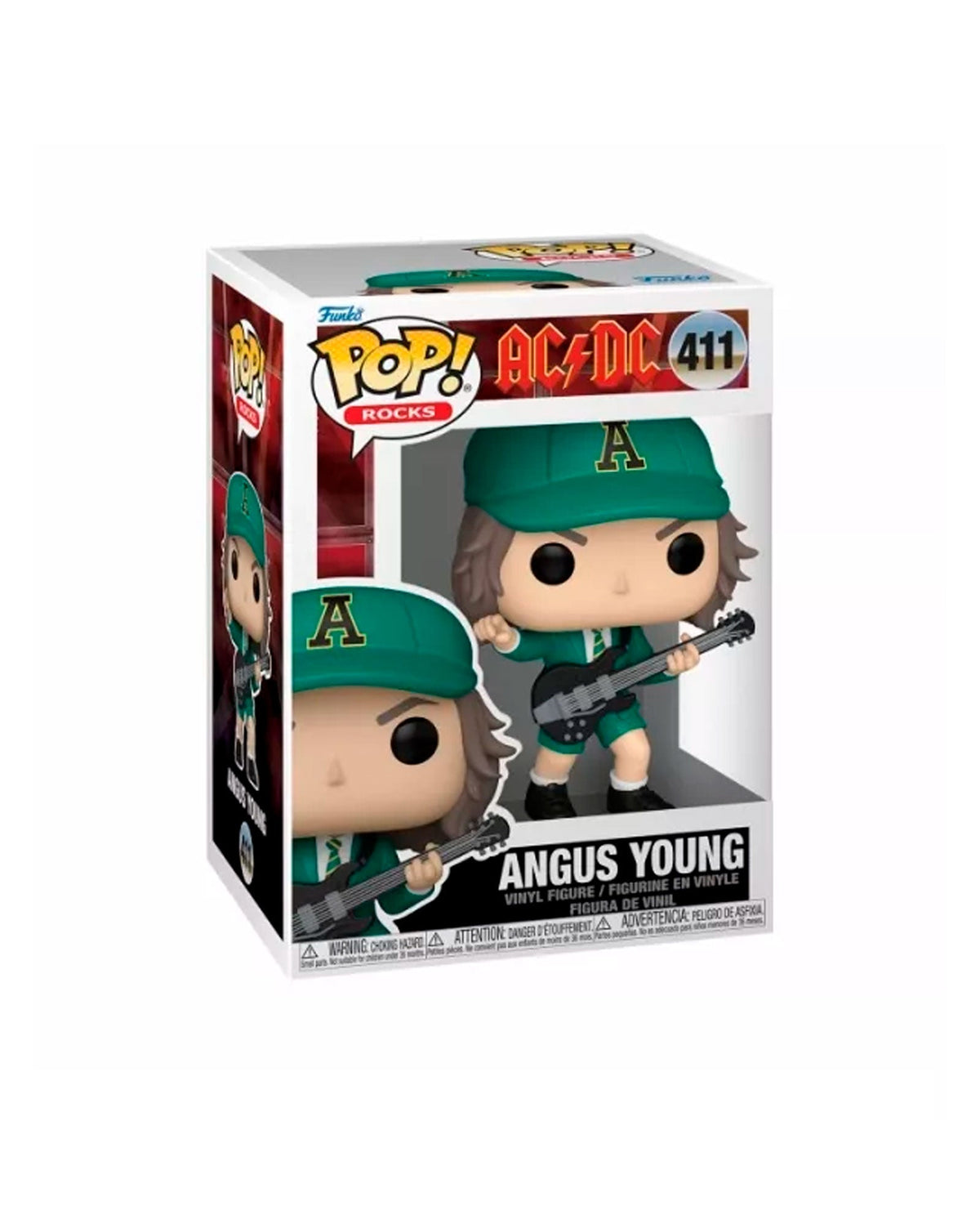 Funko POP! 411 AC/DC - Angus Young Green Outfit - D2fy · Rocktud - D2fy