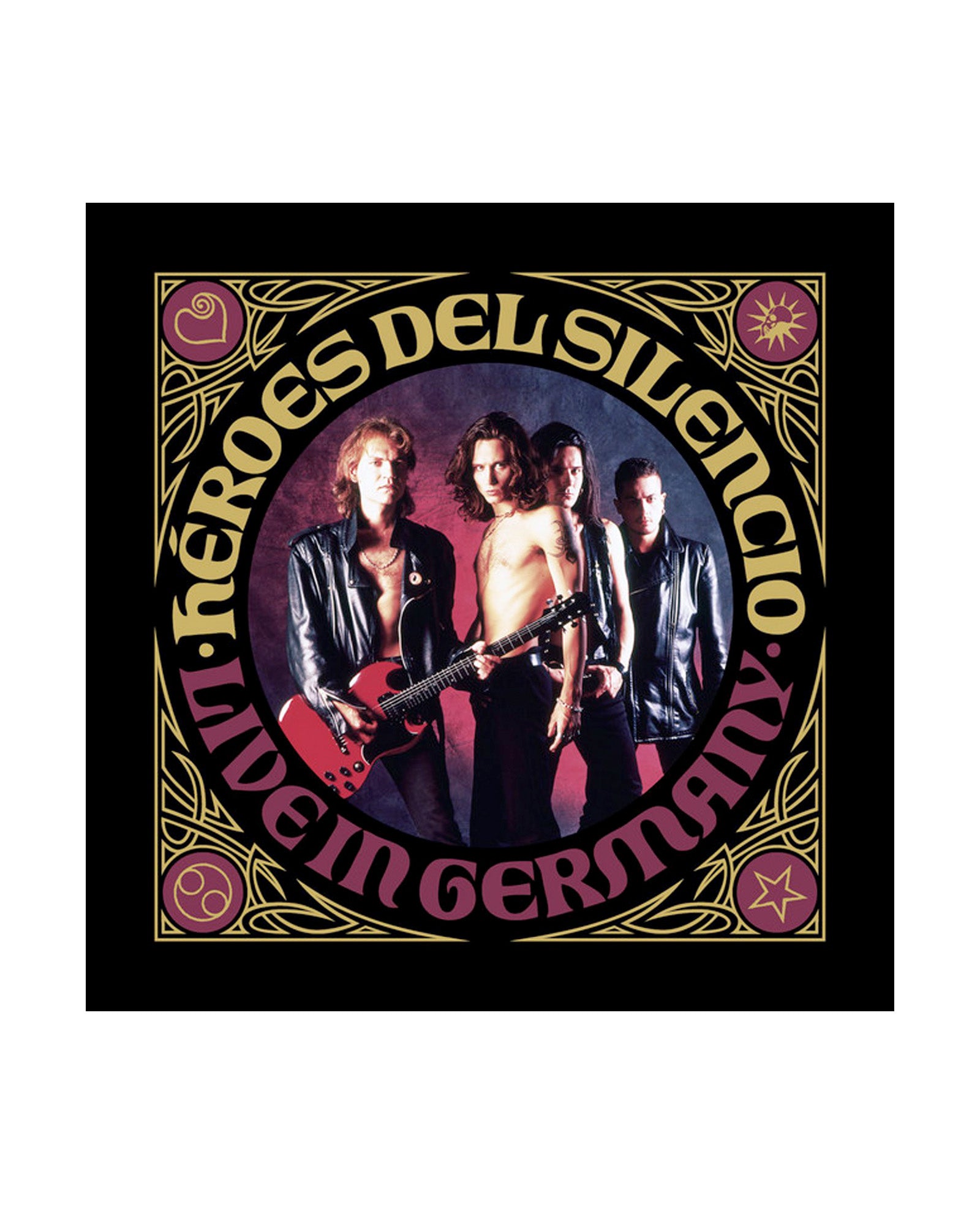 Héroes del Silencio - 2LP Vinilo Morado y Dorado "Live in Germany"