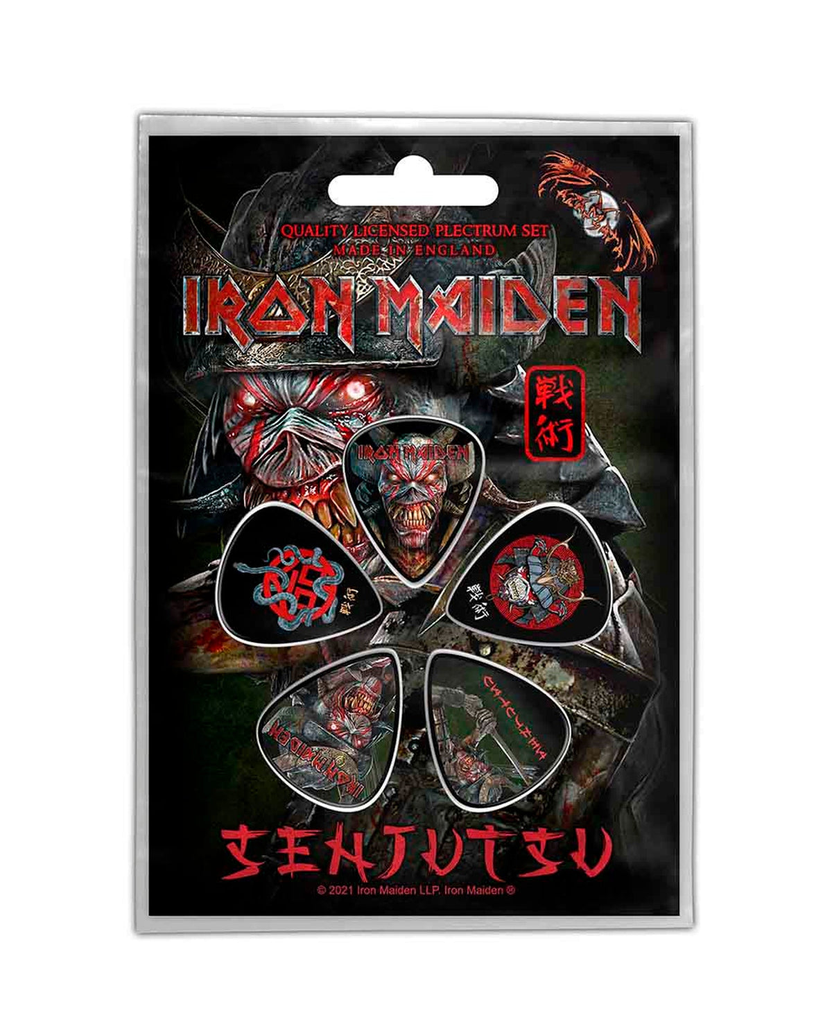 Iron Maiden - Pack de púas "Senjutsu" - D2fy · Rocktud - Rocktud
