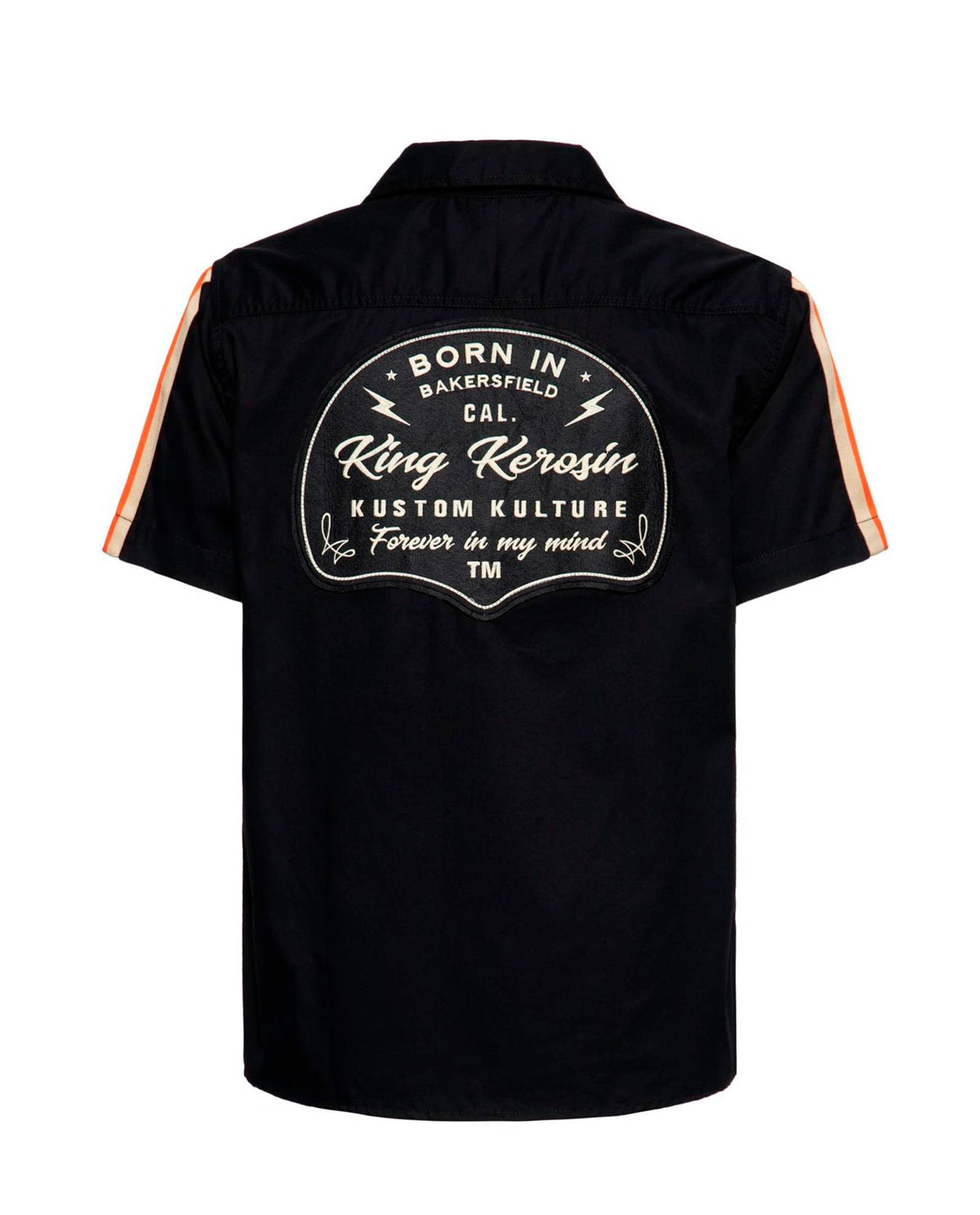 King Kerosin - Camisa "Born in Baskerfield" Unisex - D2fy · Rocktud - King Kerosin