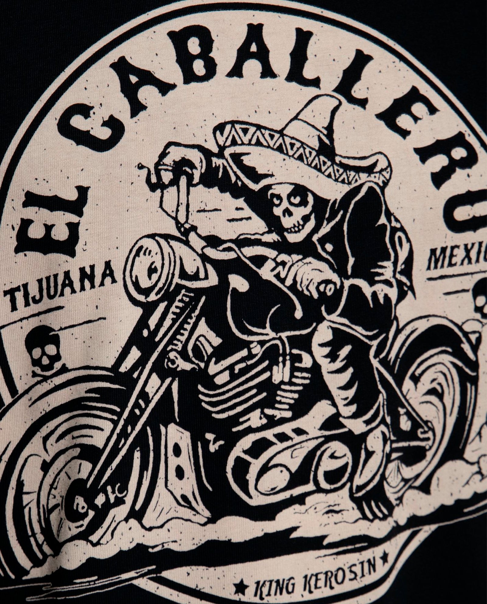 King Kerosin - Camiseta "El Caballero" Unisex - D2fy · Rocktud - King Kerosin