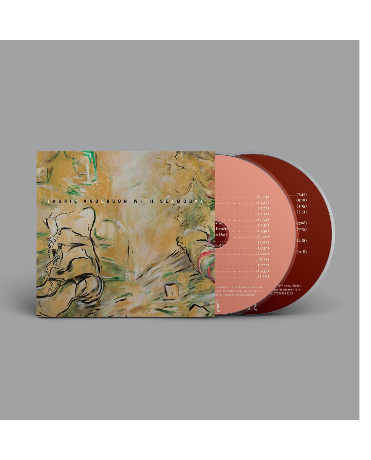 Laurie Anderson & Sexmob - 2CD "Let X = X (Live)" - D2fy · Rocktud - D2fy