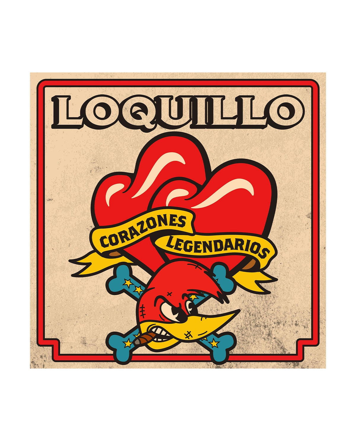 Loquillo - 2LP Vinilo Negro "Corazones Legendarios" - D2fy · Rocktud - Loquillo