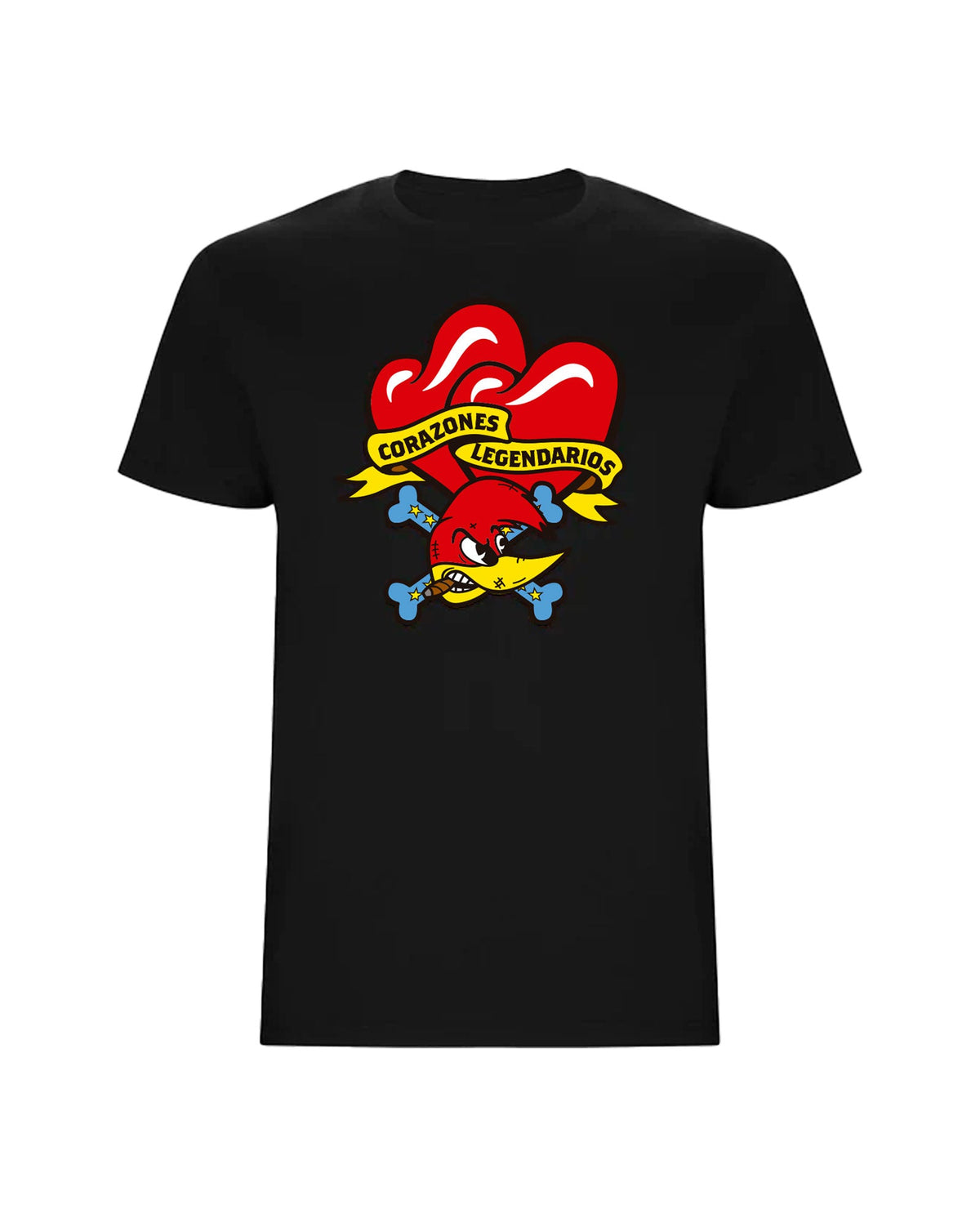 Loquillo - Camiseta "Corazones Legendarios" - D2fy · Rocktud - Loquillo