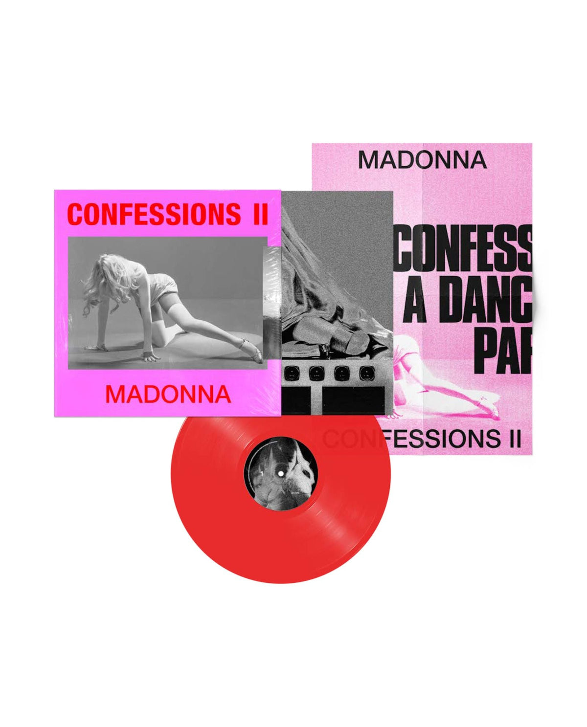 Madonna - LP Vinilo Rojo Translúcido "Confessions II" - D2fy - Direct To Fans - D2fy