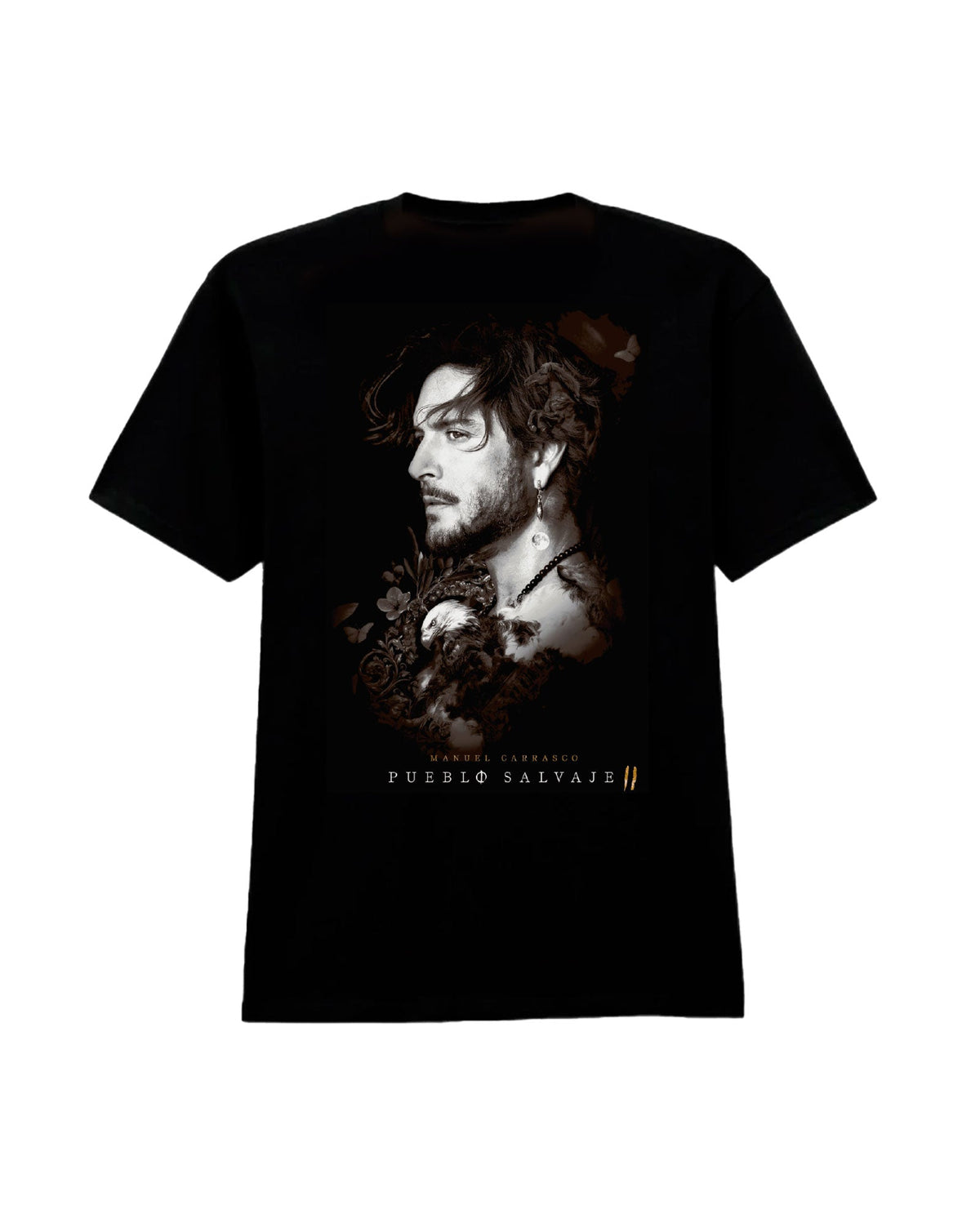 Manuel Carrasco - Camiseta Unisex "Pueblo Salvaje II Logo" - D2fy · Rocktud - Manuel Carrasco