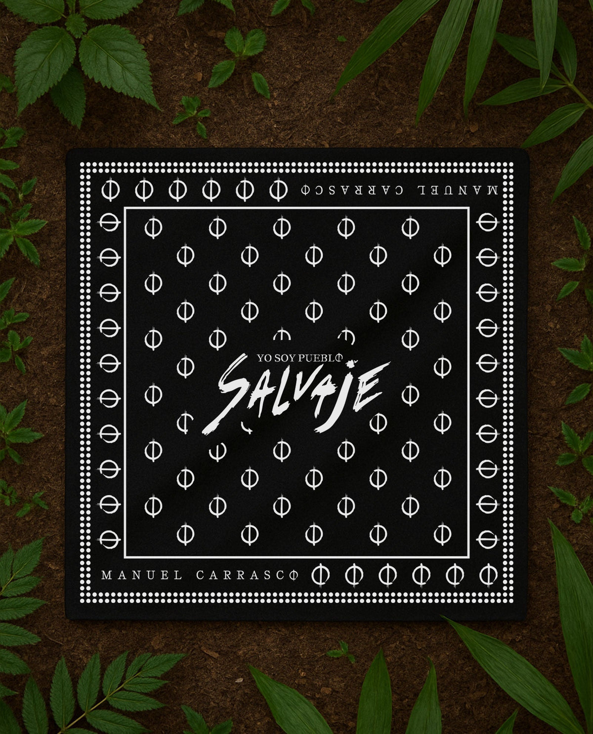 Manuel Carrasco - Pañuelo "Yo Soy Pueblo Salvaje" Negro - D2fy · Rocktud - Manuel Carrasco