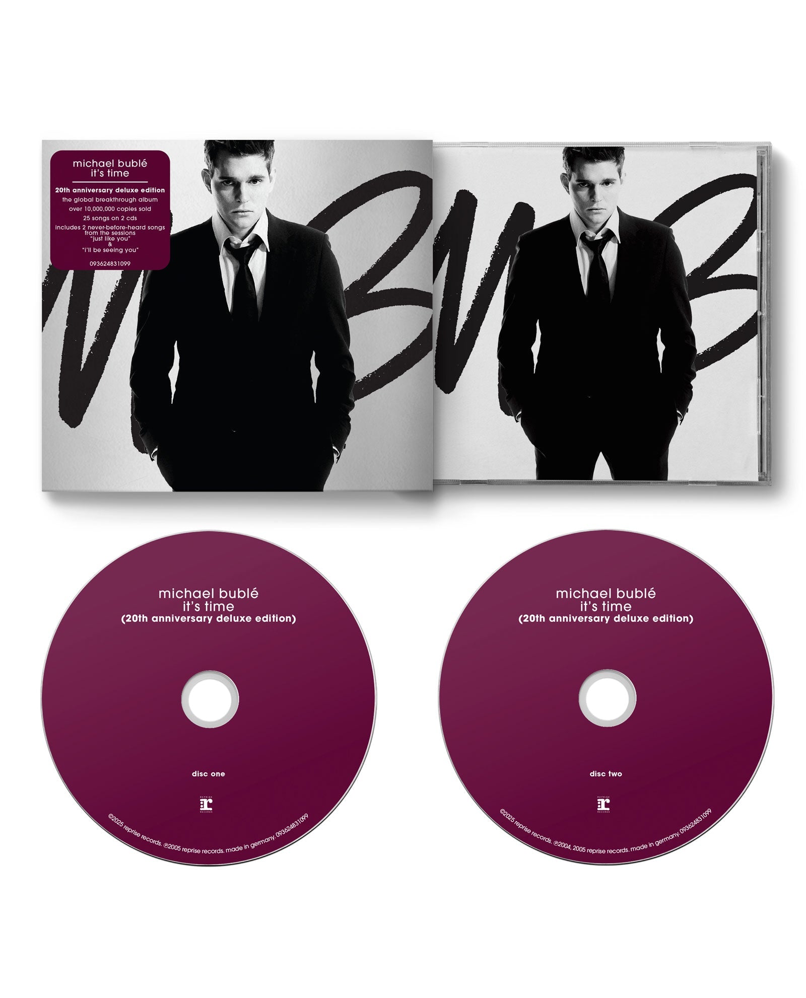 Michael Bublé - 2CD "It´s time (20th anniversary Deluxe edition)" - D2fy · Rocktud - D2fy