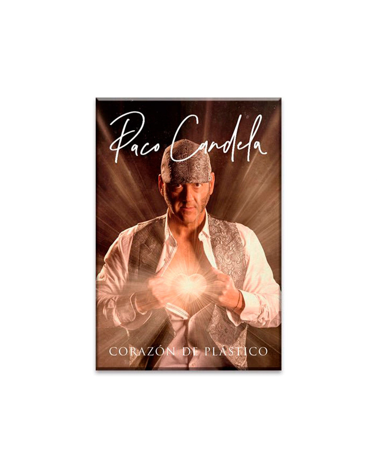 Paco Candela - Imán nevera "Corazón de Plástico" - D2fy · Rocktud - Paco Candela