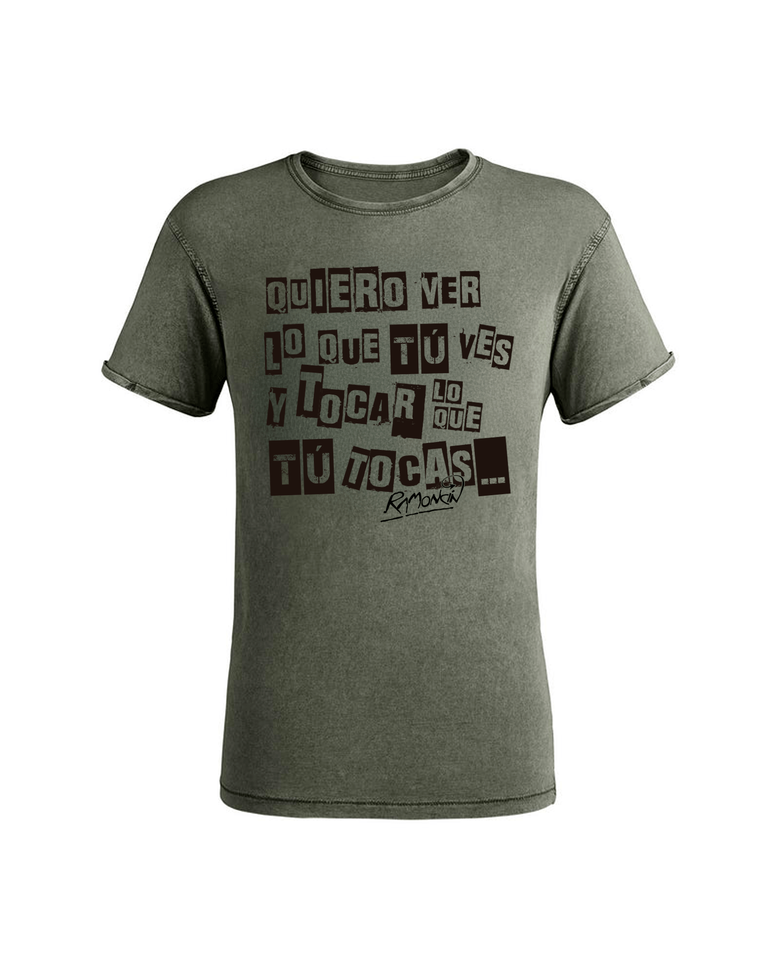 Ramoncín - Camiseta "Quiero" Unisex - D2fy · Rocktud - Ramoncin