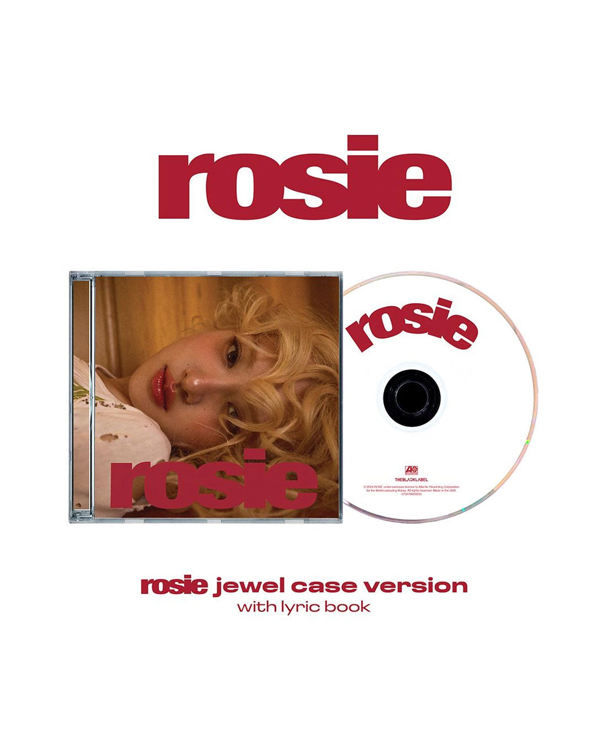 Rosé (Black Pink) - CD Jewelcase "Rosie" - D2fy · Rocktud - D2fy