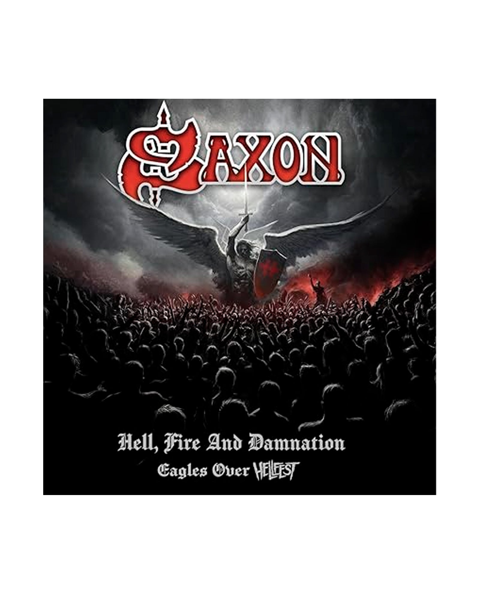 Saxon - 2LP Vinilo "Hell, Fire and Dammnation - Eagles Over Hellfest"