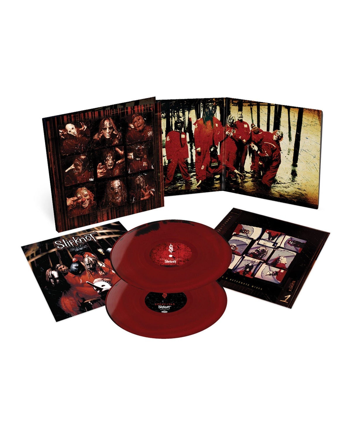 Slipknot - 2LP Vinilo Rojo y Negro "Slipknot (25th Anniversary Edition)" - D2fy · Rocktud - Rocktud