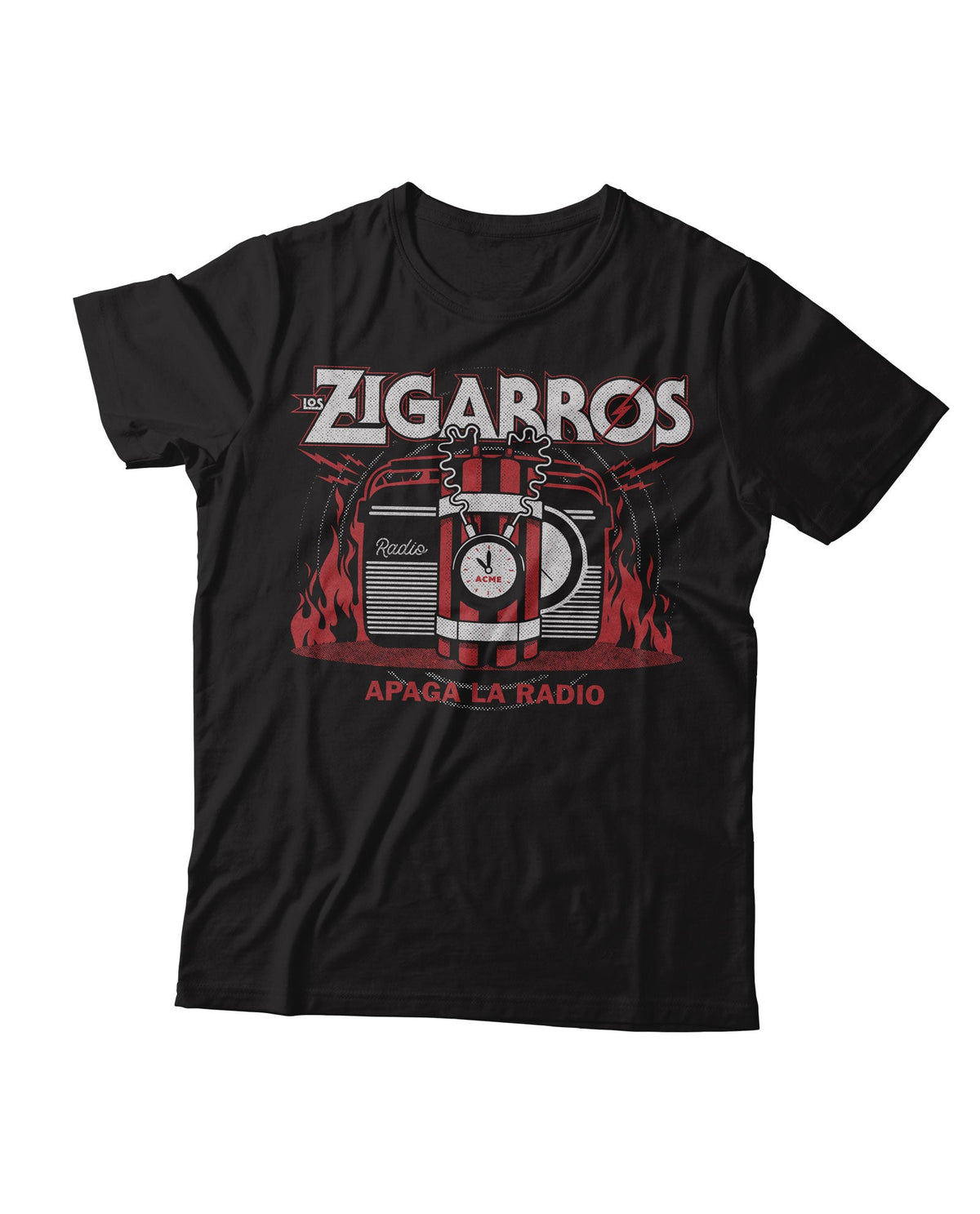 Camiseta "Apaga La Radio" Unisex - Los Zigarros - Rocktud - Los Zigarros