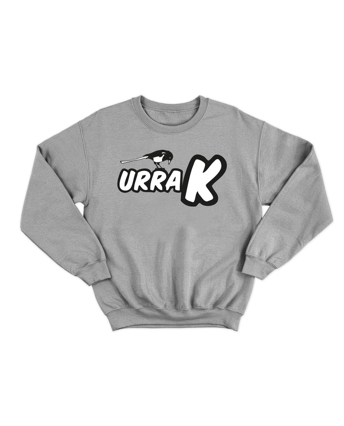 Sudadera Clásica Unisex URRAK Logo - Gris - Rocktud - Urrak