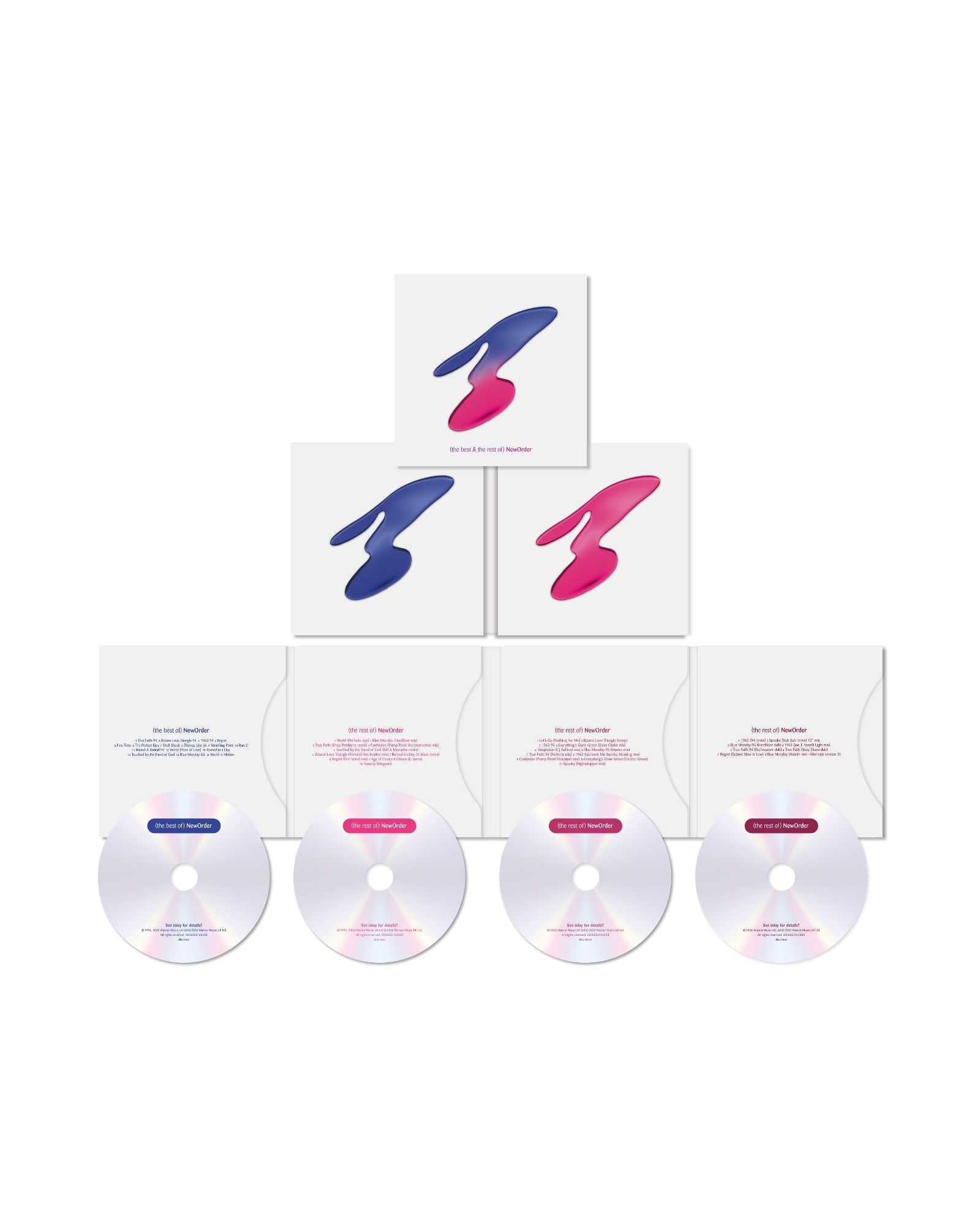 New Order - 4CD Softpack "The Best Of & The Rest Of"