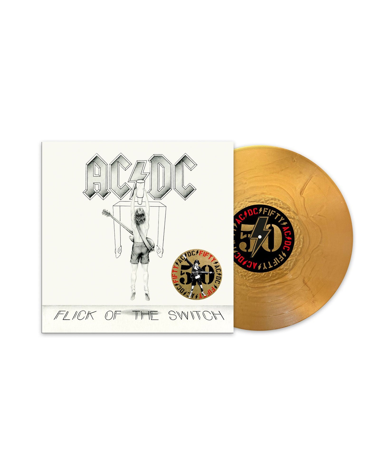 AC/DC - LP Vinilo Dorado "Flick of the Switch" Ed. 50 aniversario - D2fy · Rocktud - Rocktud