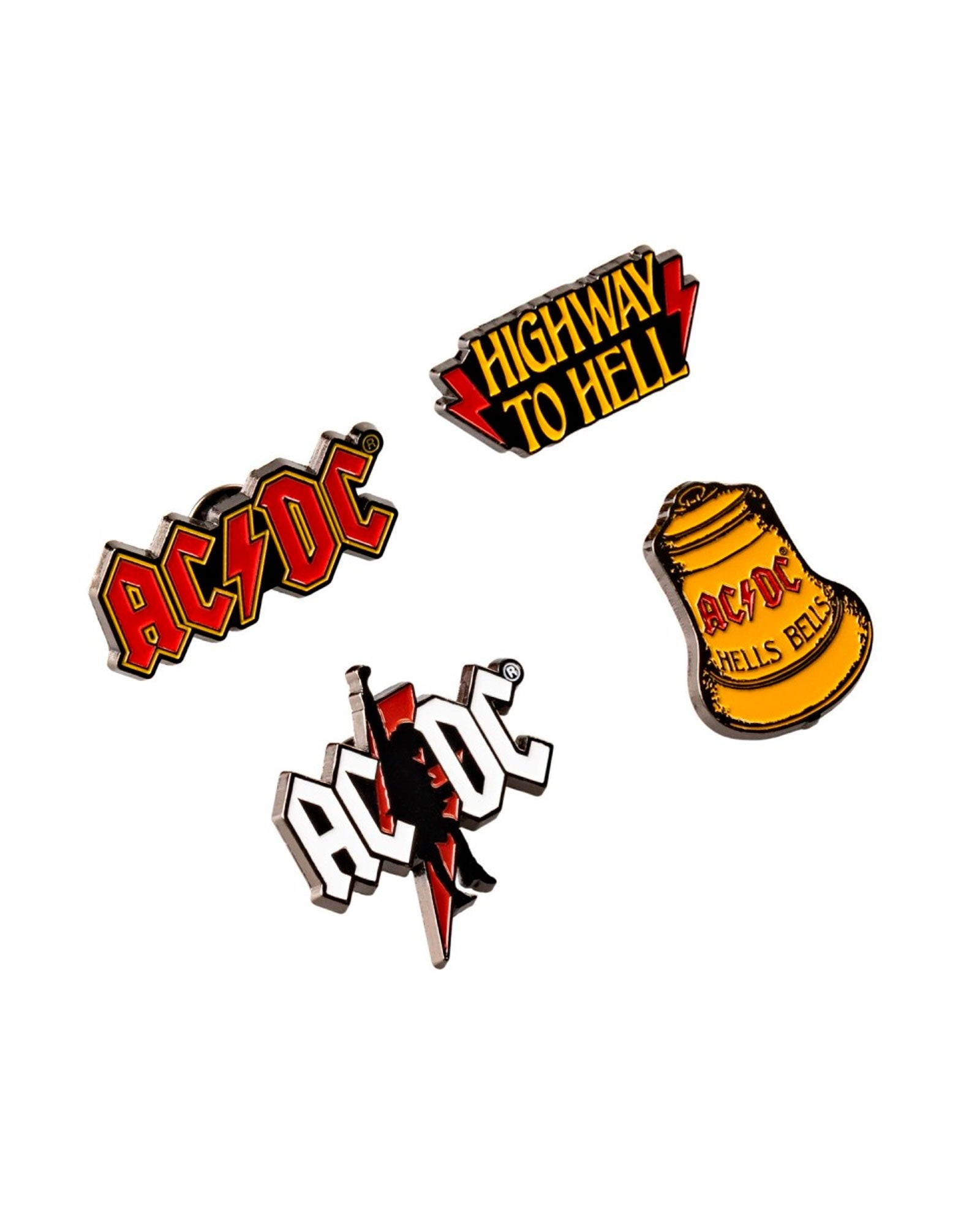 AC/DC - Set 4 pins "AC/DC" - D2fy · Rocktud - Rocktud