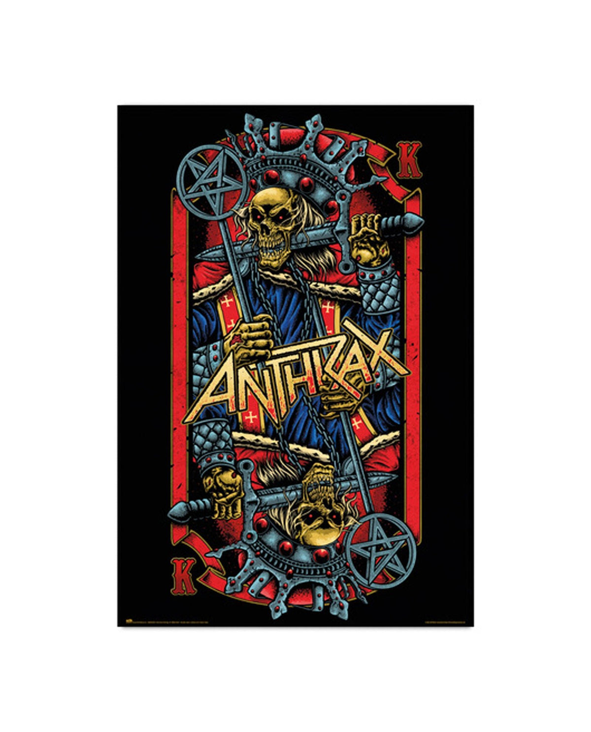 Anthrax - Póster "Evil Kings" - D2fy · Rocktud - Rocktud