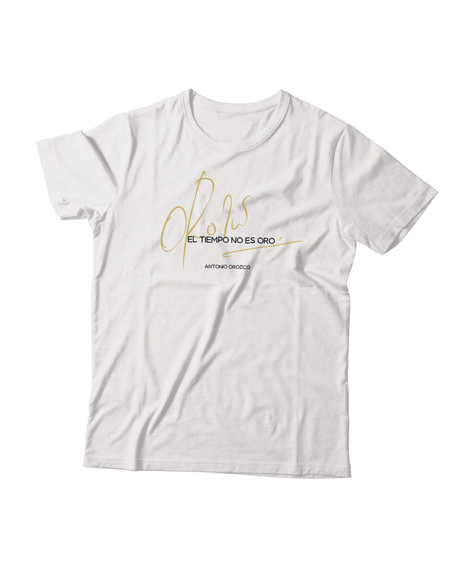 Antonio Orozco - Camiseta "El Tiempo No es Oro - Firma" - D2fy · Rocktud - Antonio Orozco