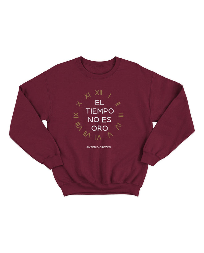 Antonio Orozco - Sudadera clásica "El Tiempo No es Oro" - D2fy · Rocktud - Antonio Orozco