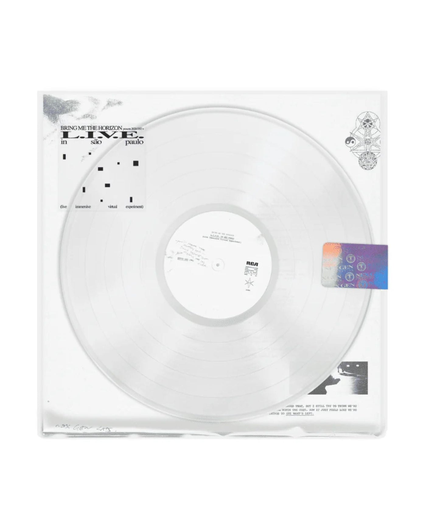 Bring me the Horizon - 2LP Vinilo Traslúcido "L.I.V.E. in Sao Paulo (Live Inmersive Virtual Experiment" - D2fy - Direct To Fans - D2fy