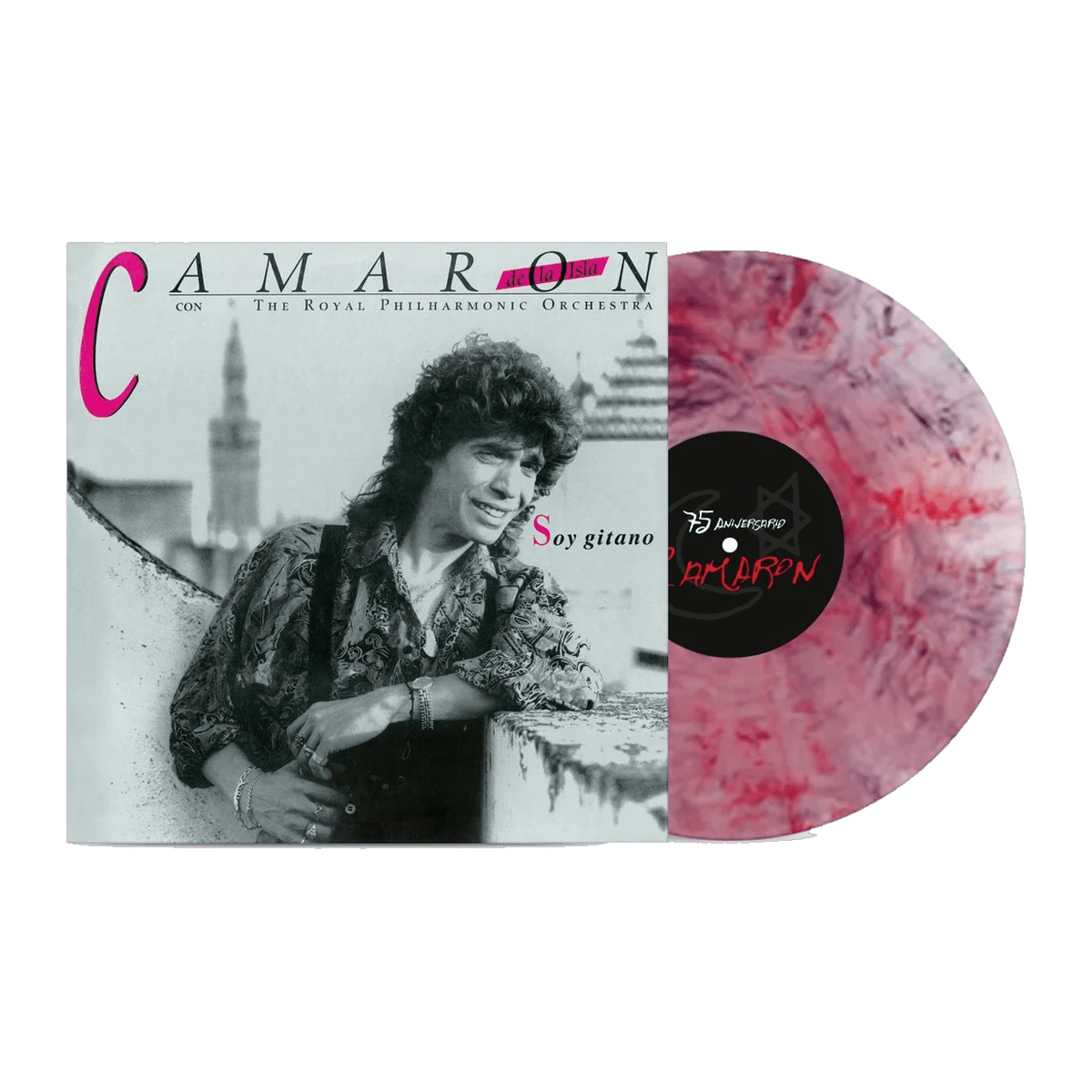 Camarón De La Isla - LP Vinilo Color Black Widow "Soy Gitano" (Ed. 75º Aniversario) - D2fy - Direct To Fans - Camarón