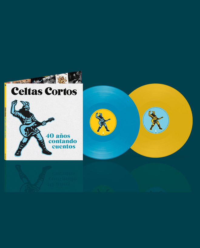 Celtas Cortos - 2LP Vinilo Amarillo y Azul "40 años contando cuentos" - D2fy · Rocktud - Rocktud