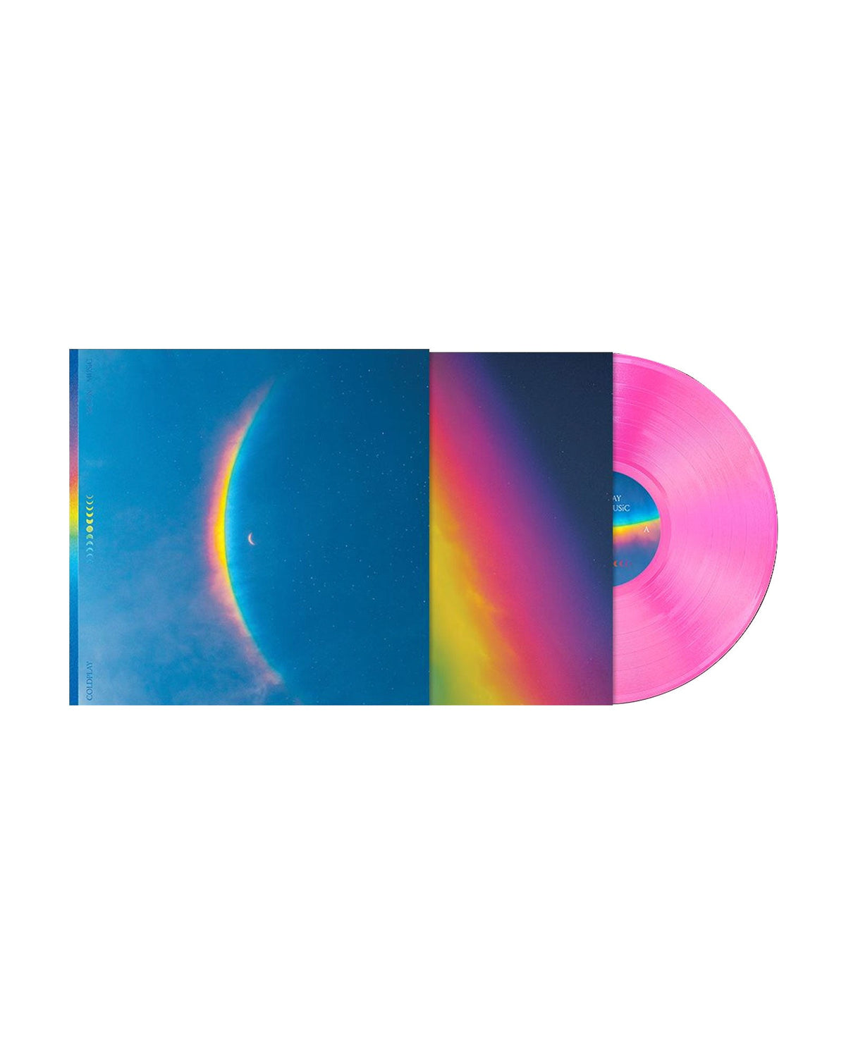 Coldplay - EcoRecord LP Rosa Translúcido "Moon Music" - D2fy · Rocktud - Rocktud