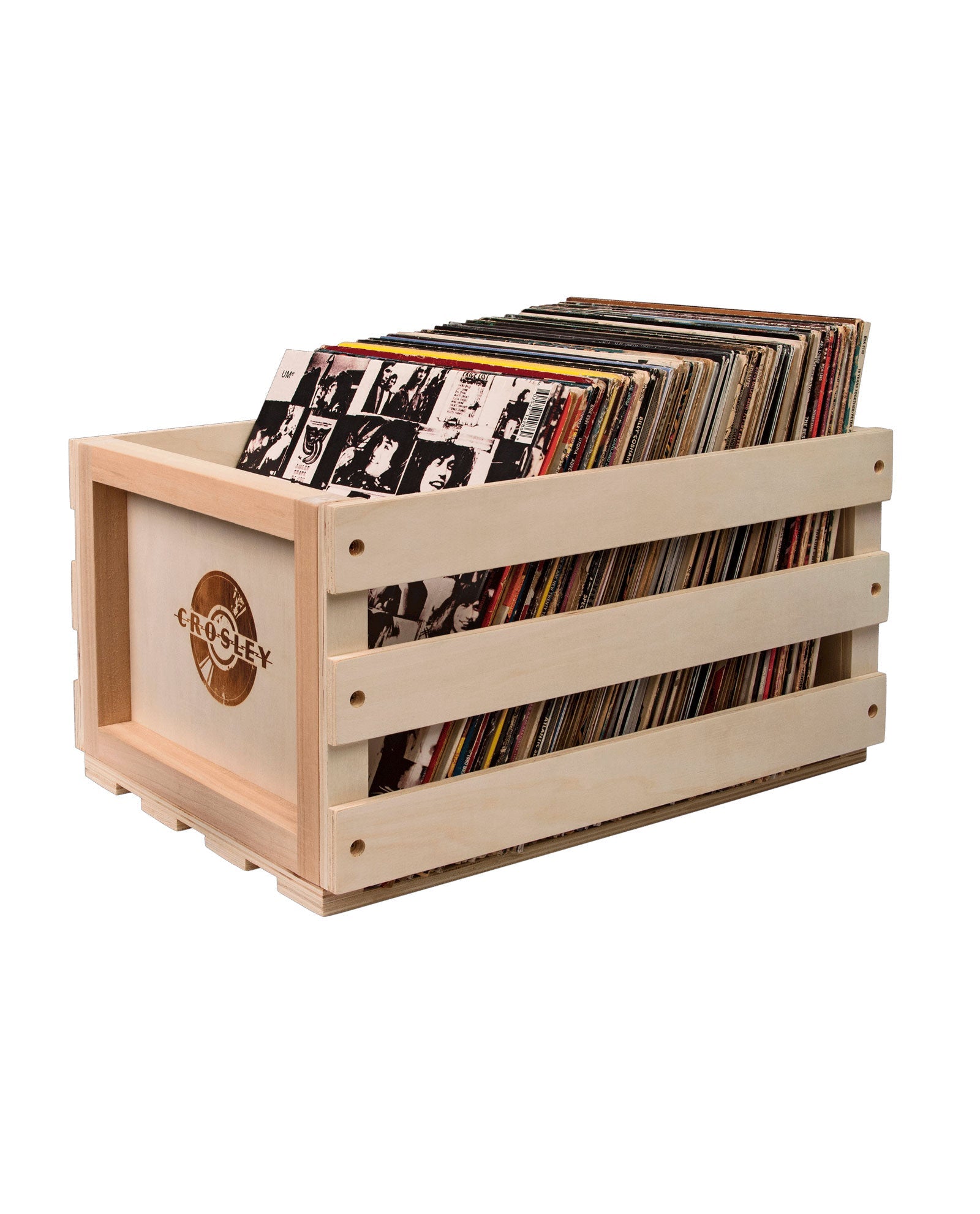 Crosley - Caja de almacenamiento de discos - Natural - D2fy · Rocktud - D2fy