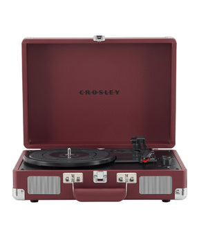 Crosley - Tocadiscos Crosley Bluetooth Doble Cruiser Deluxe - Borgoña - D2fy · Rocktud - D2fy