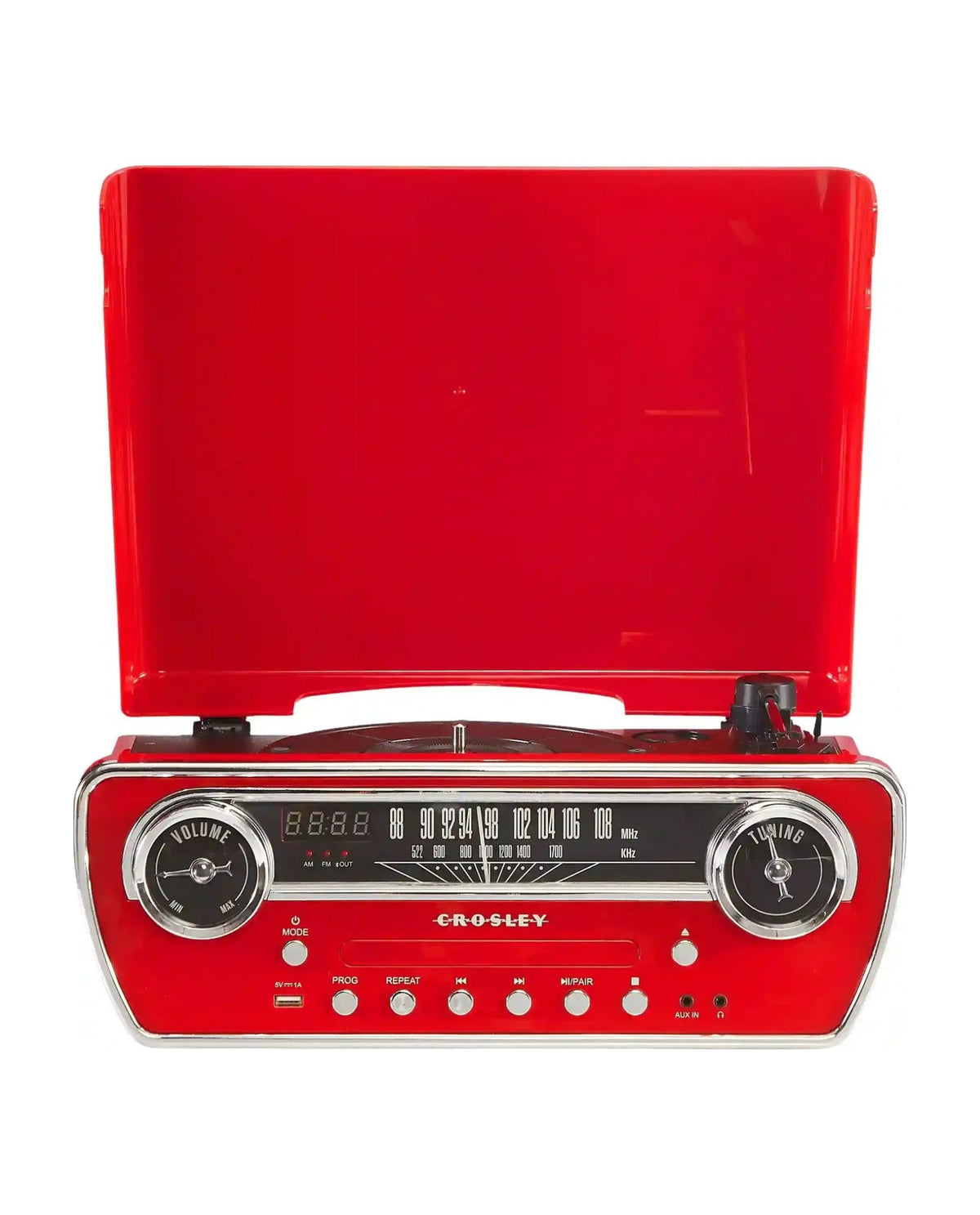 Crosley - Tocadiscos Crosley Powel 7 en 1 - Rojo - D2fy - Direct To Fans - Crosley
