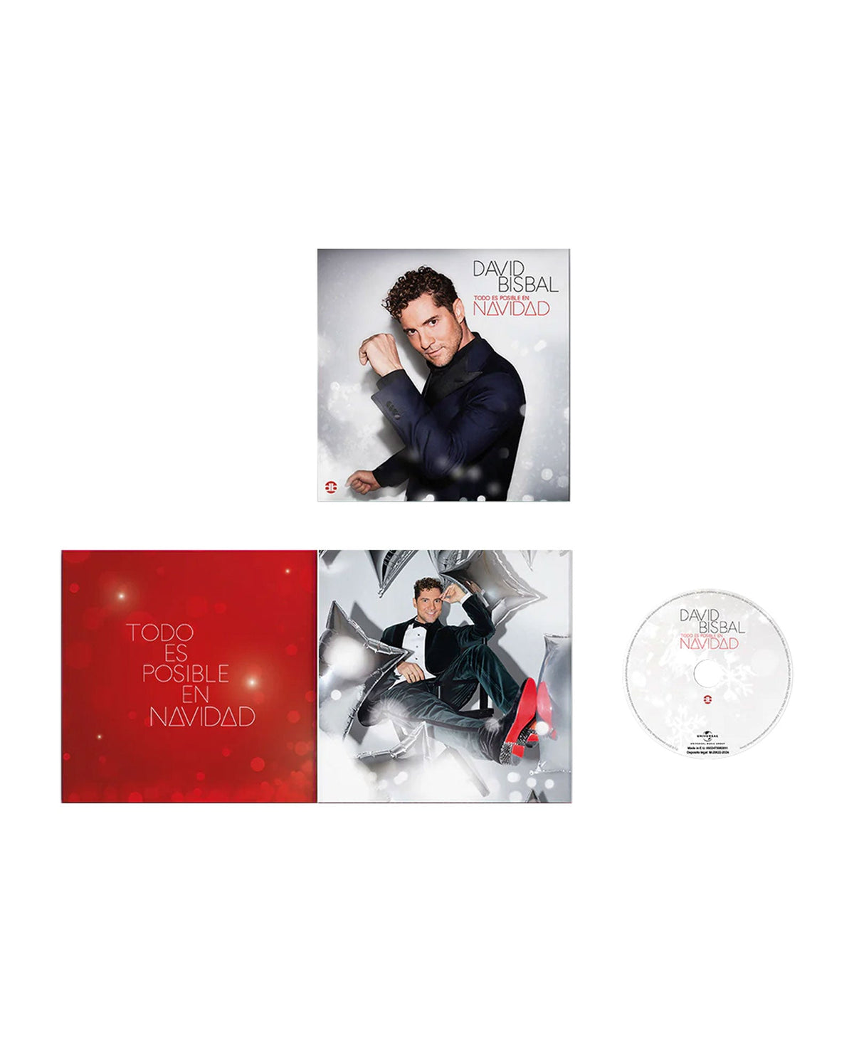 David Bisbal - CD Digipack "Todo es posible en navidad" - D2fy · Rocktud - D2fy