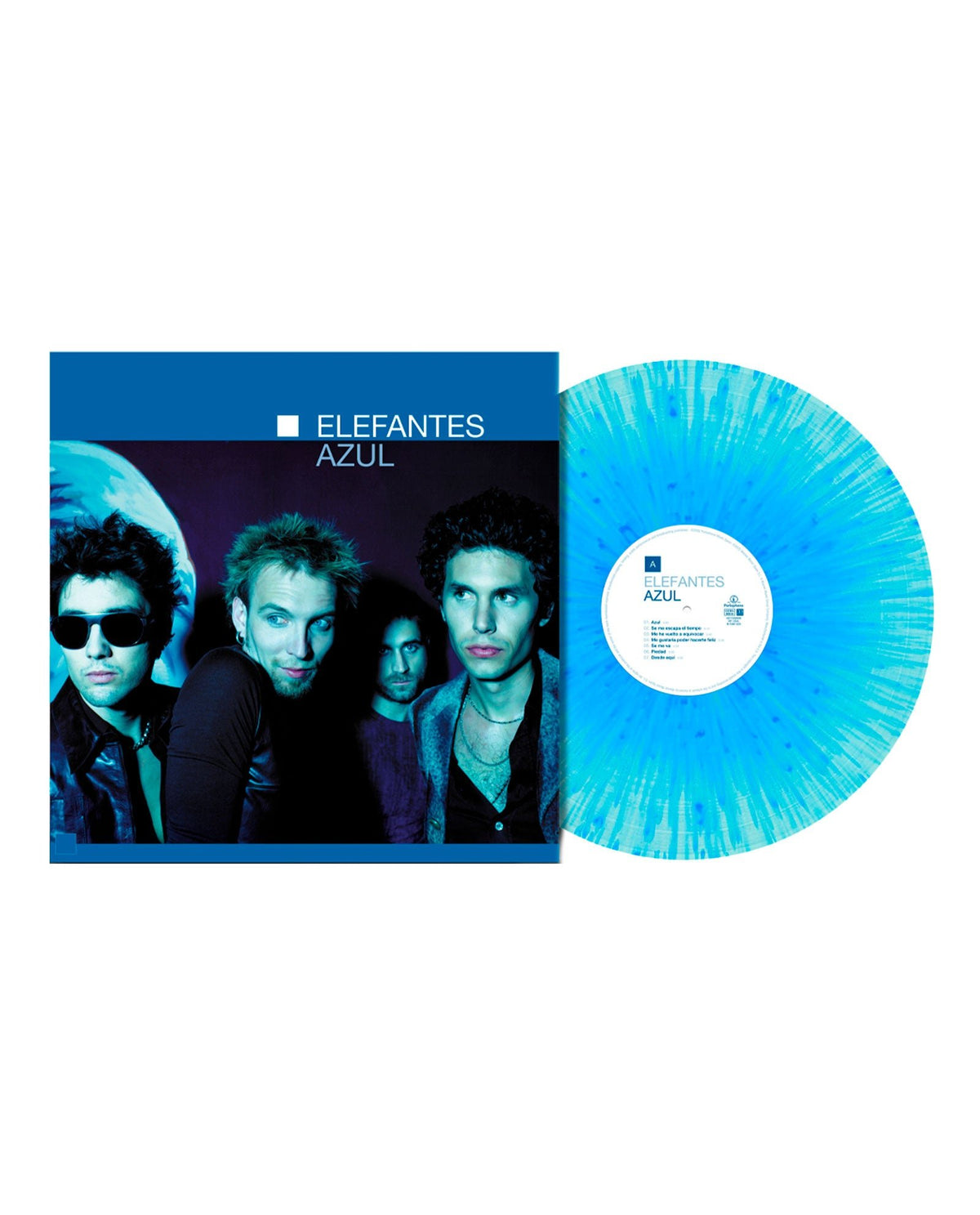 Elefantes - LP Vinilo Splater Ed. Limitada "AZUL 25 aniversario" + FOTO FIRMADA - D2fy · Rocktud - Rocktud