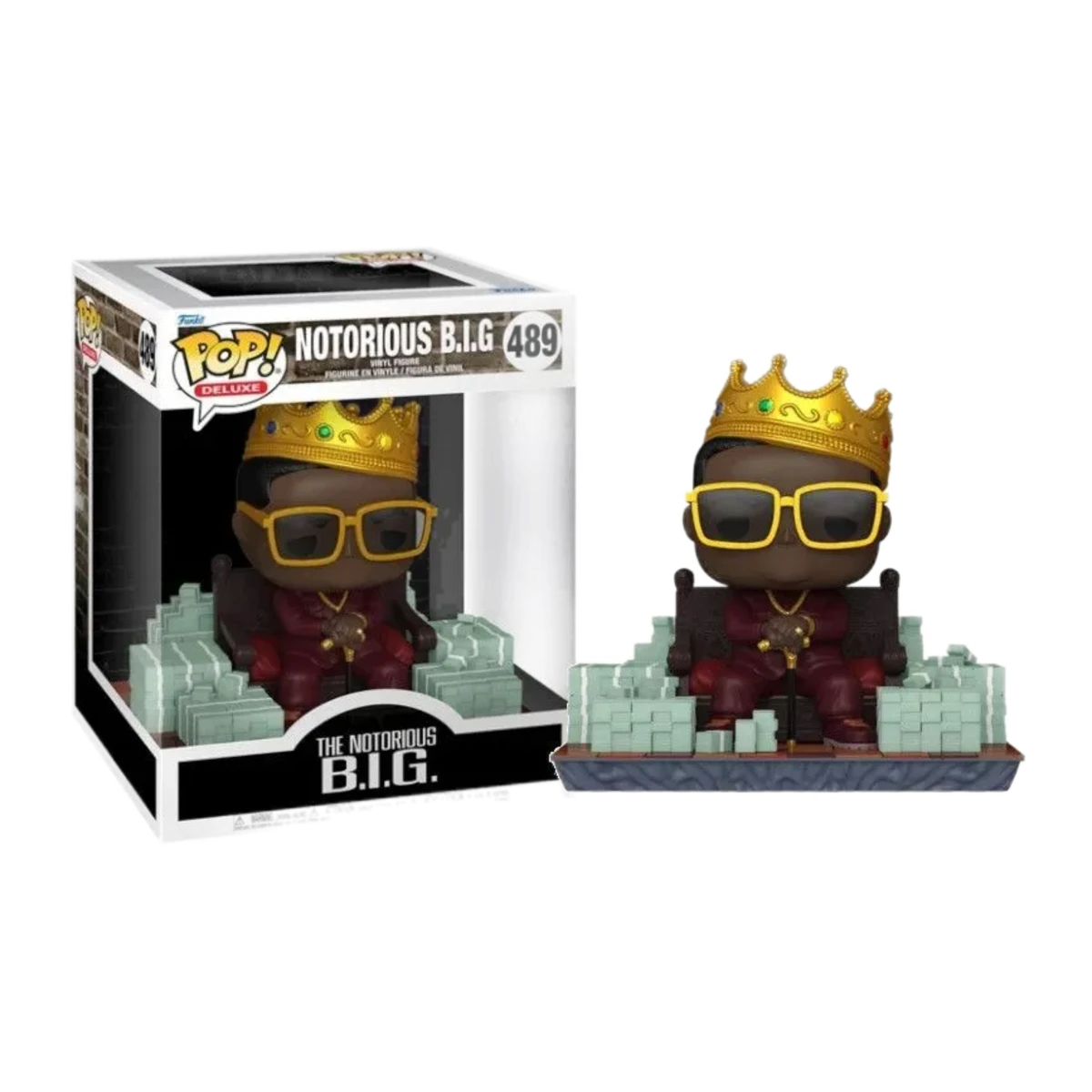 Funko Pop! Notorious B.I.G. 489 - Deluxe - D2fy - Direct To Fans - Biggie Smalls