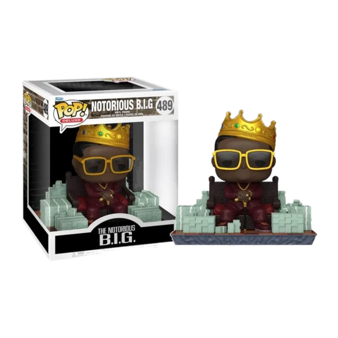 Funko Pop! Notorious B.I.G. 489 - Deluxe - D2fy - Direct To Fans - Biggie Smalls