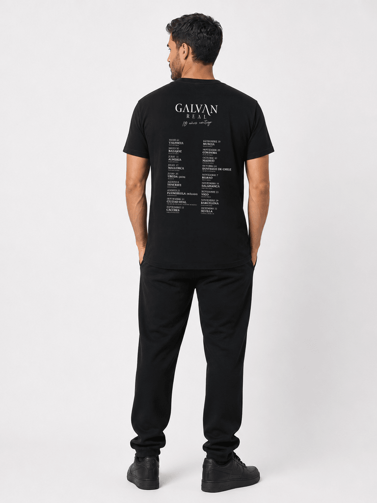 Galván Real - Camiseta "Gira 10 años contigo" Unisex - D2fy - Direct To Fans - Galván Real