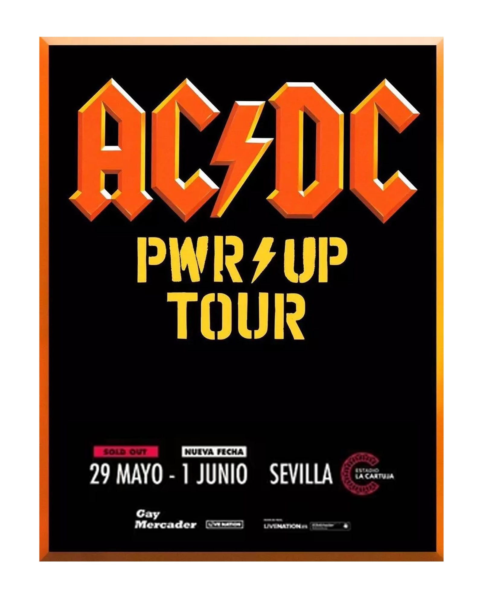 Gay Mercader - "1971/2017 TOUR POSTERS" LIBRO + PÓSTER AC/DC 2024 + 10 ENTRADAS + TOTE BAG Exclusiva - D2fy · Rocktud - Rocktud