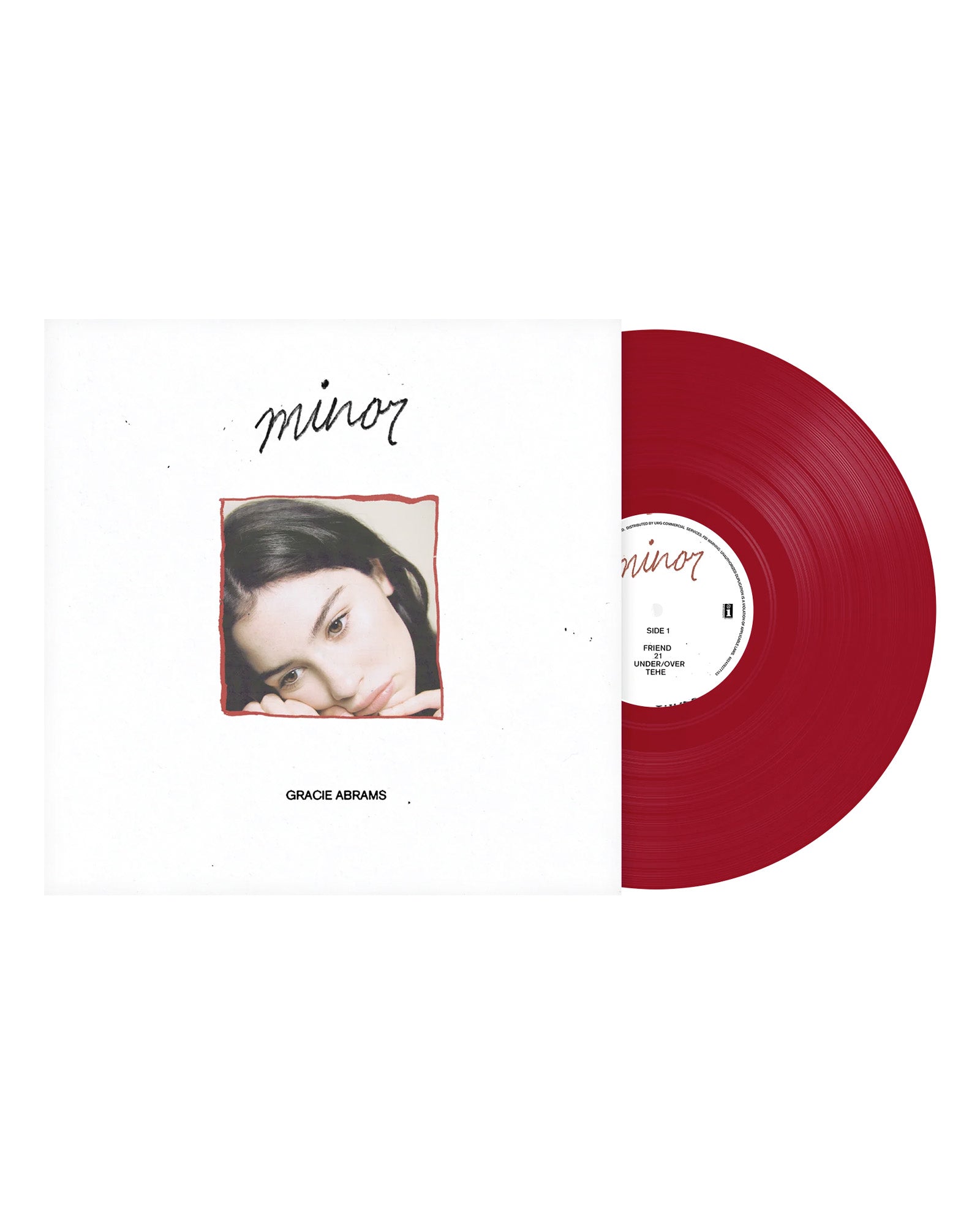 Gracie Abrams - LP Vinilo Rojo "Minor (5 Year Anniversary)" - D2fy · Rocktud - D2fy
