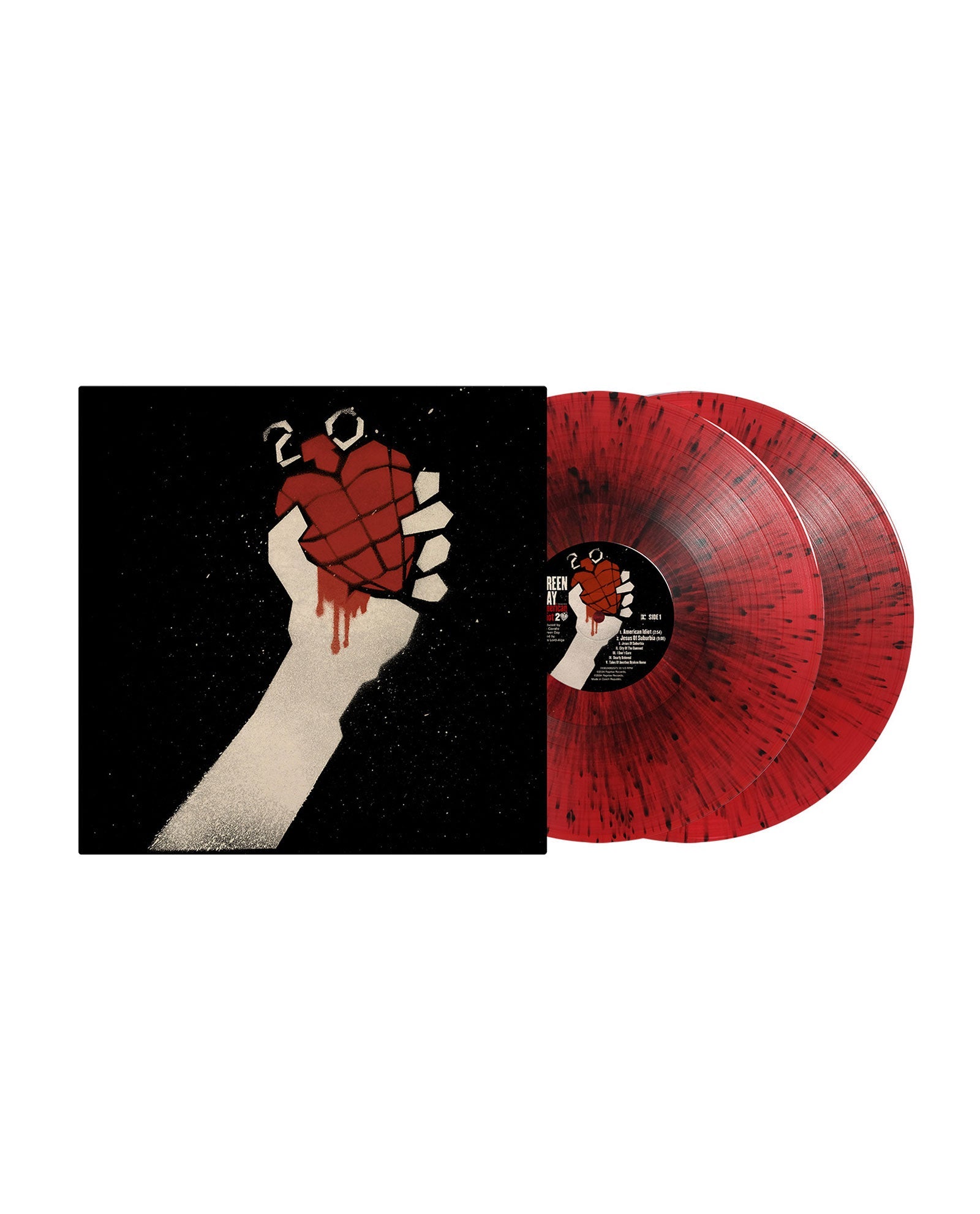 Green Day - 2LP Vinilo Rojo Splatter "American Idiot" (20th anniversary Deluxe edition) - D2fy · Rocktud - Rocktud