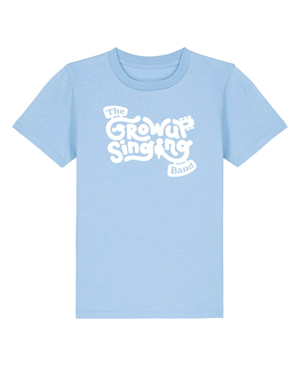 Grow Up Singing - Camiseta "The Band" Celeste Unisex - D2fy · Rocktud - Grow Up Singing