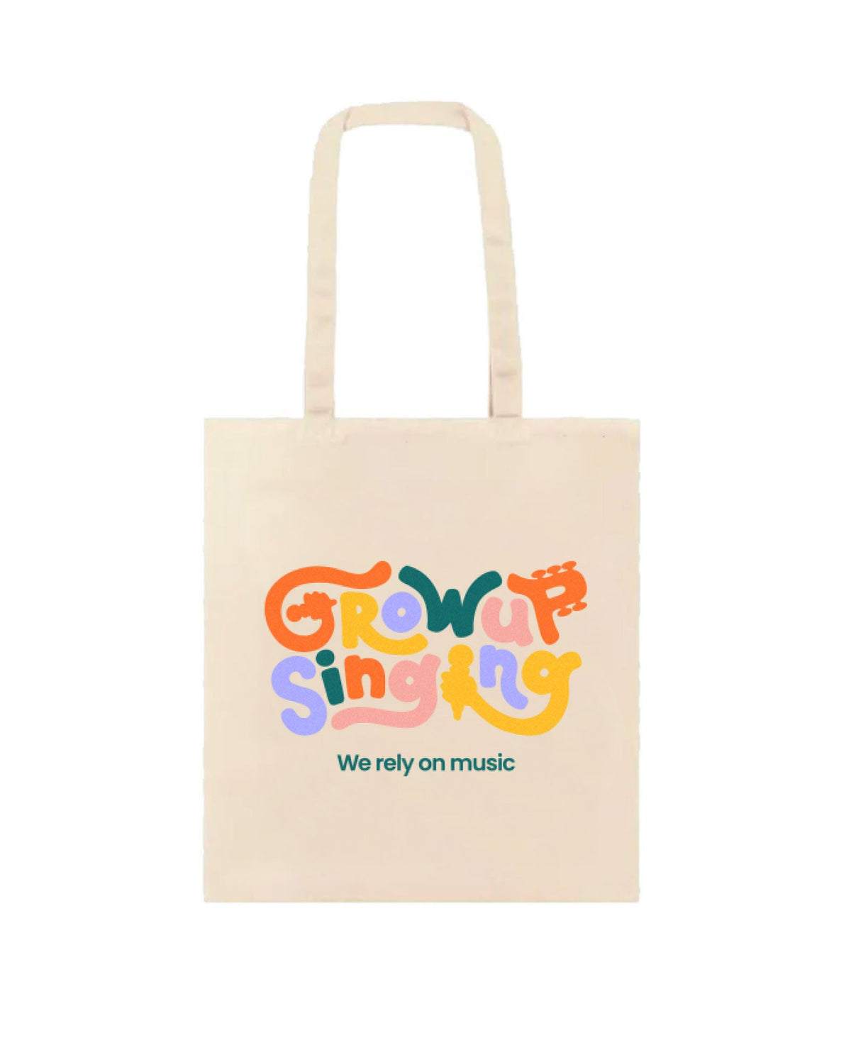 Grow Up Singing - Tote Bag "Logo" - D2fy · Rocktud - Grow Up Singing