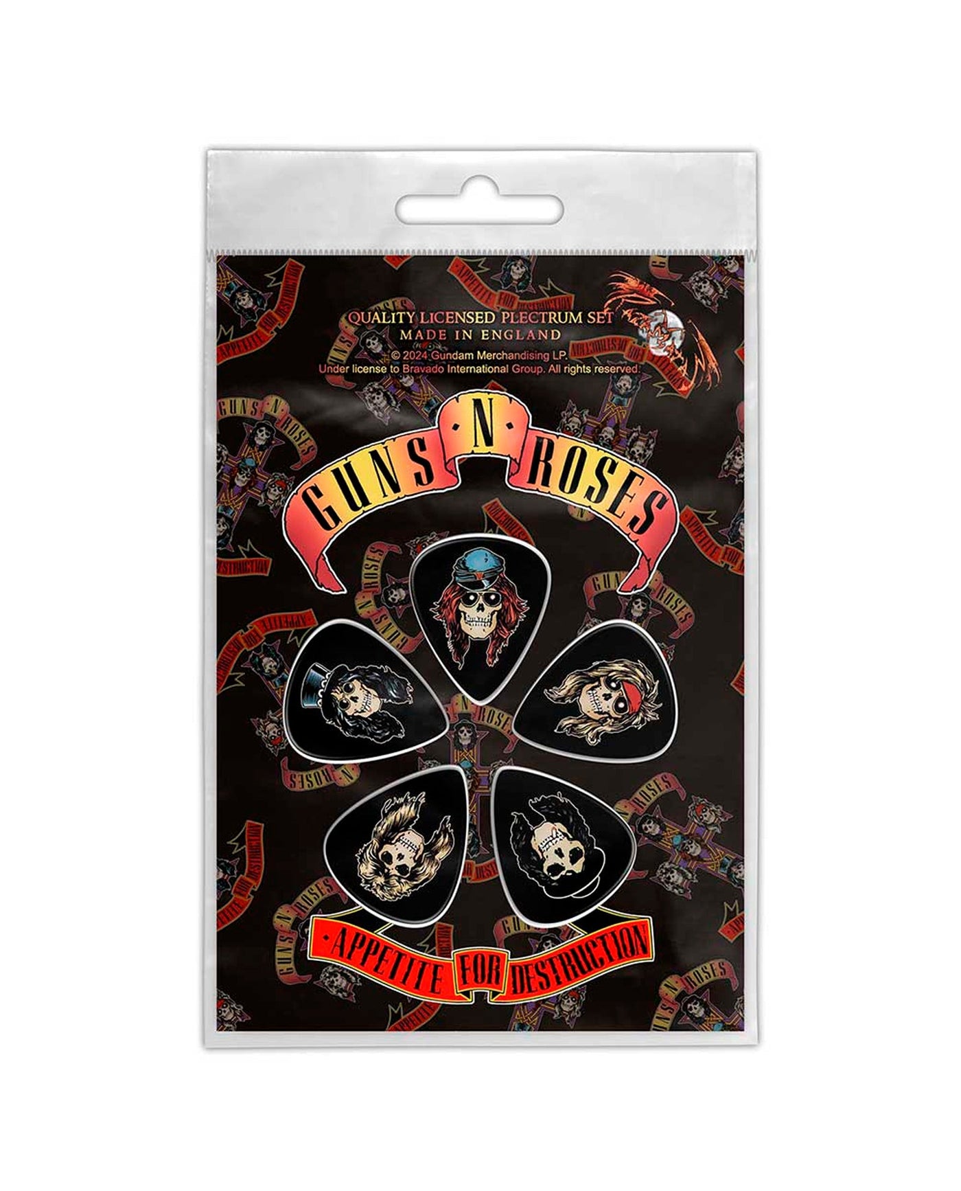 Guns N' Roses - Pack de púas "Appetite For Destruction" - D2fy · Rocktud - Rocktud