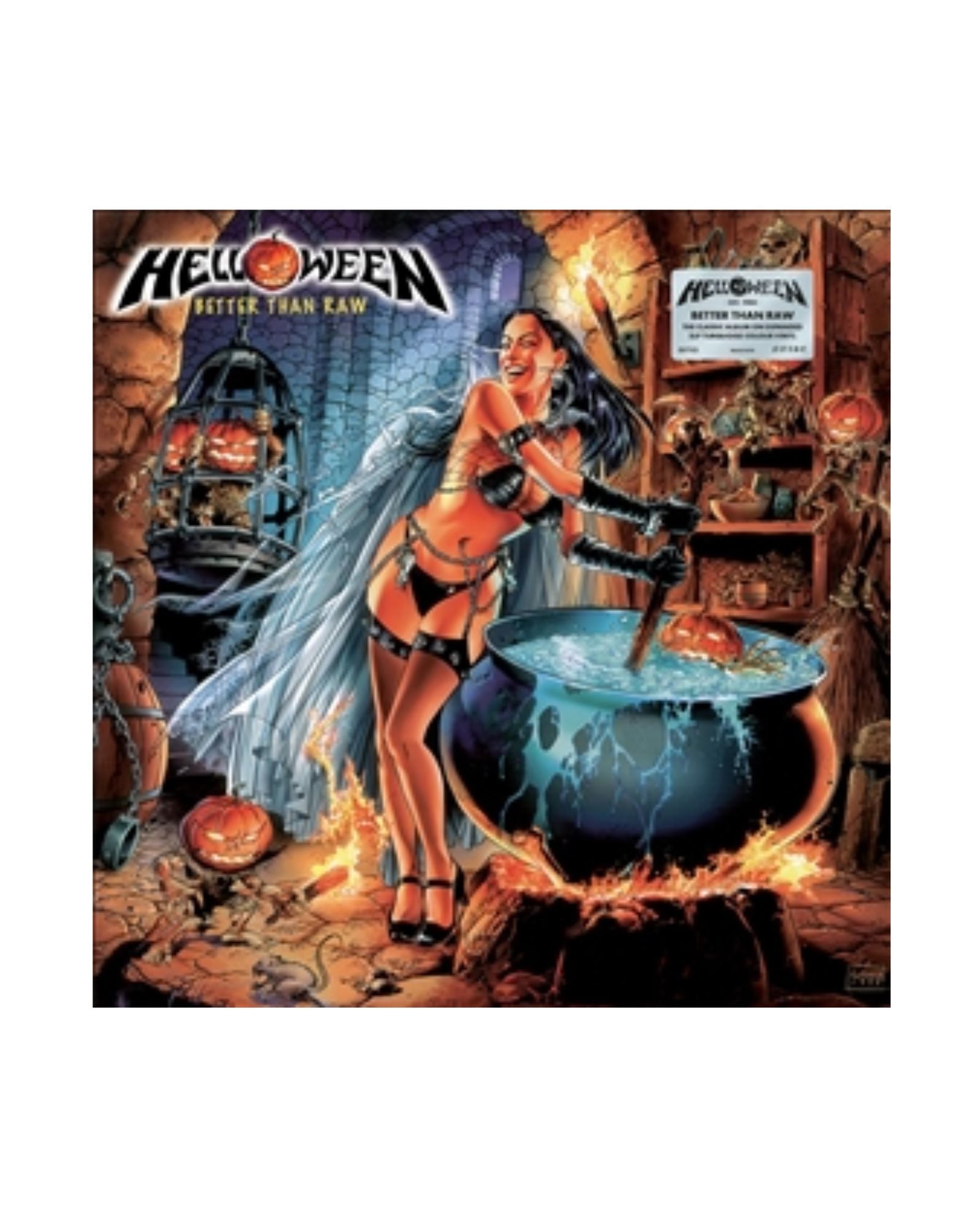 Helloween - 2LP Vinilo color Turquesa "Better Than Raw (Expanded Edition)" - D2fy · Rocktud - Rocktud