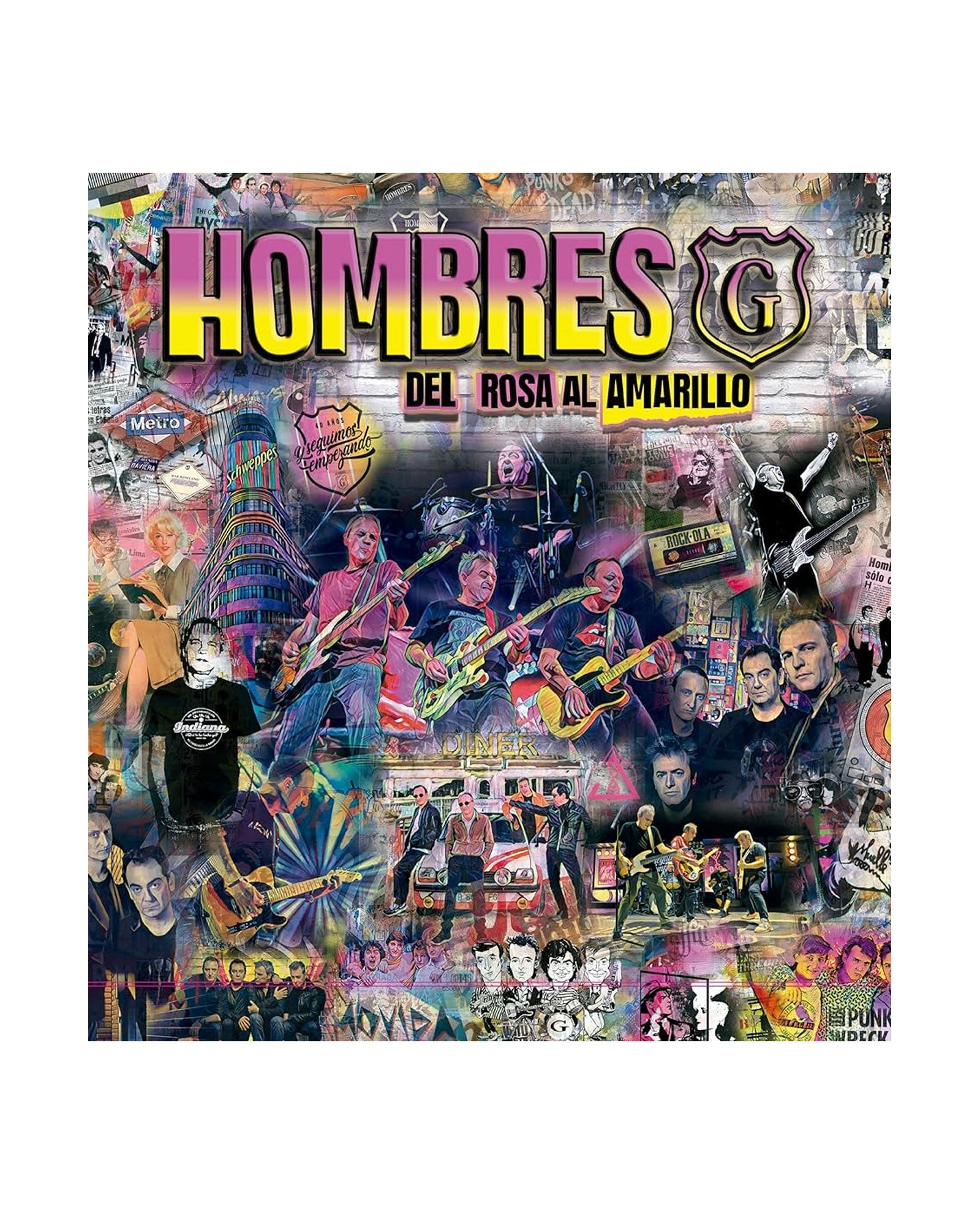 Hombres G - 2LP Vinilo “Del rosa al amarillo" - D2fy · Rocktud - Rocktud