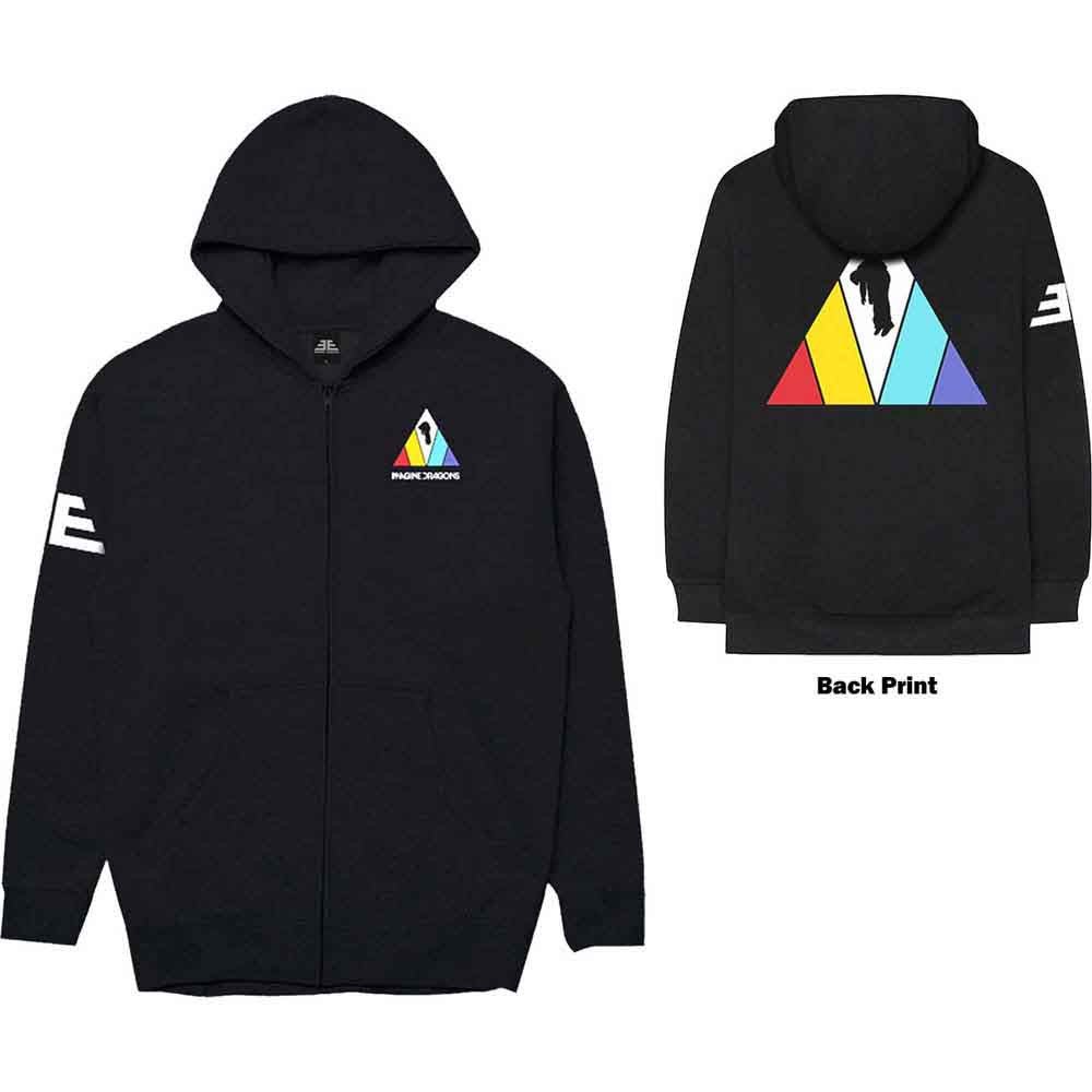 Imagine Dragons - Sudadera Cremallera "Triangle" Unisex - D2fy - Direct To Fans - Imagine Dragons